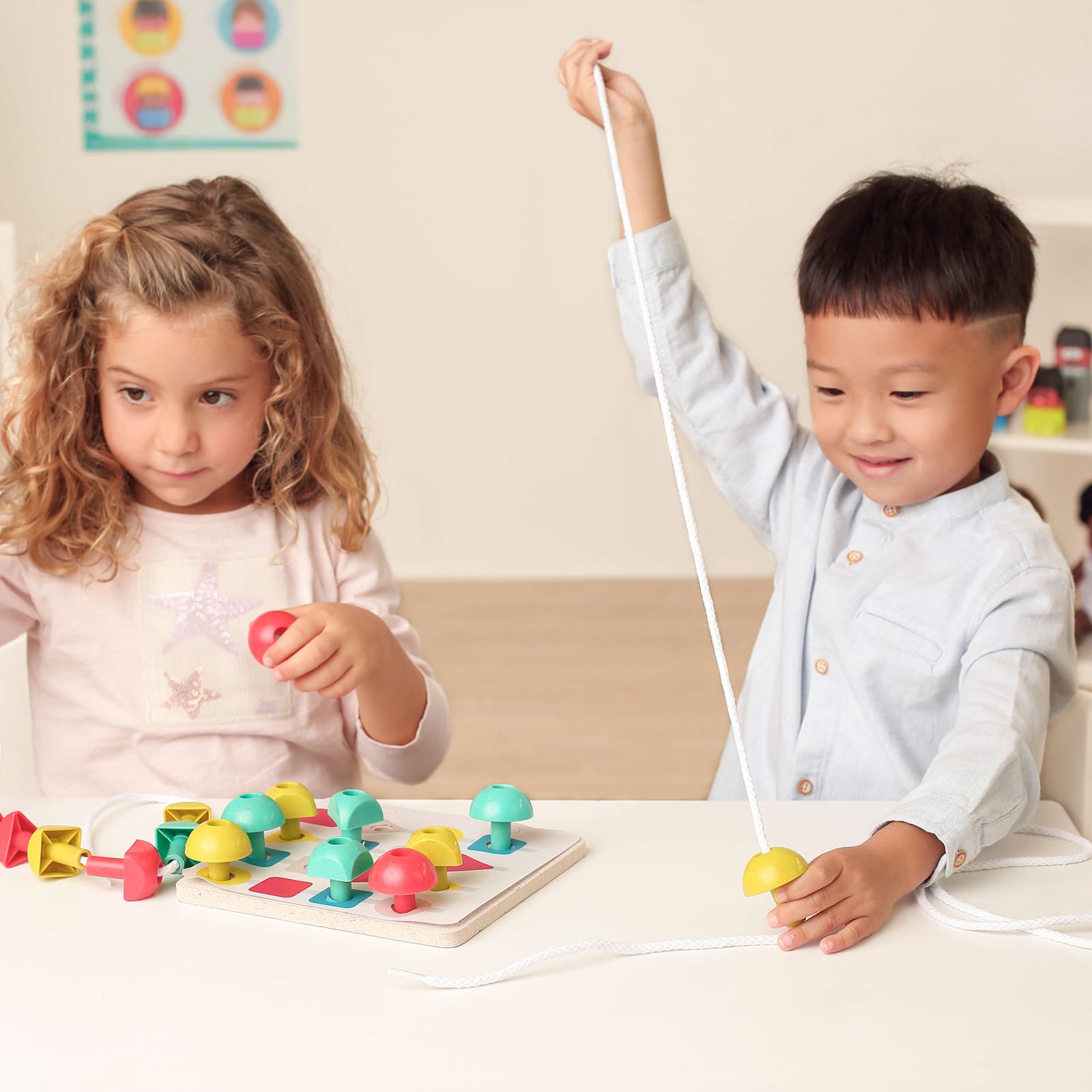 Eco Lacing Activity Pin Board