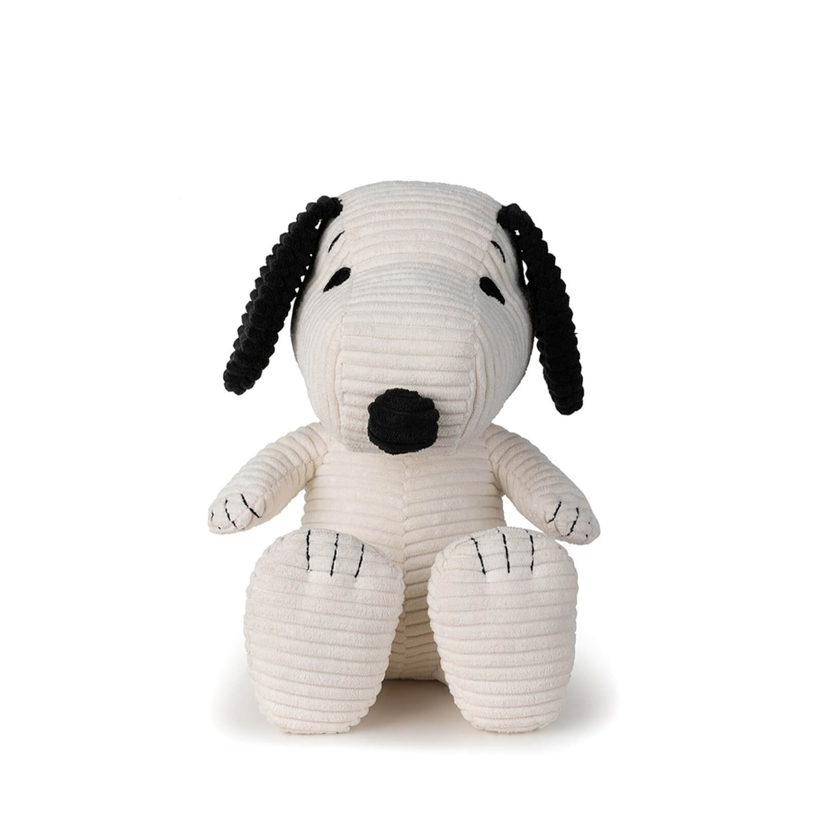 Snoopy Corduroy 27cm Plush - Cream