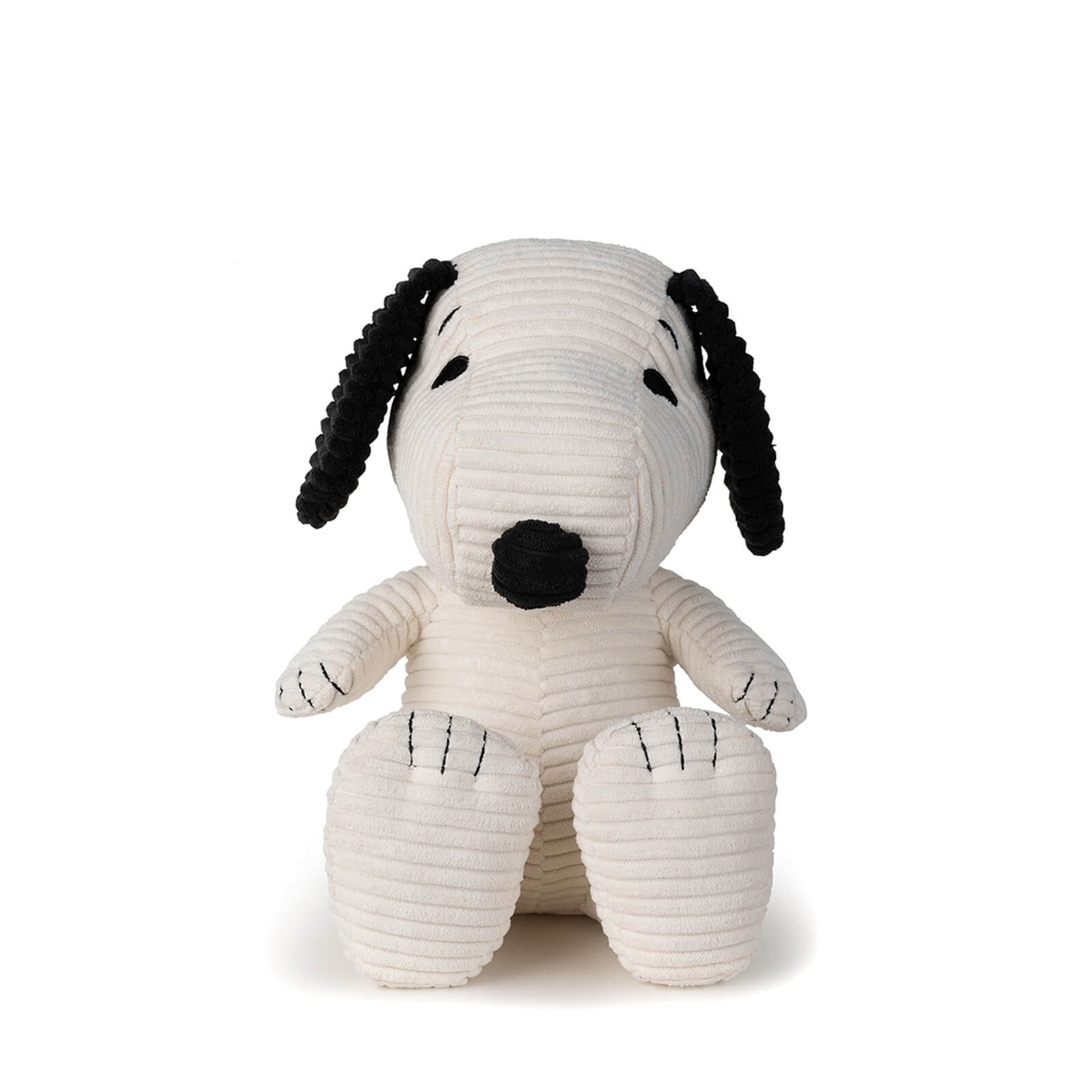 Snoopy Corduroy 27cm Plush - Cream