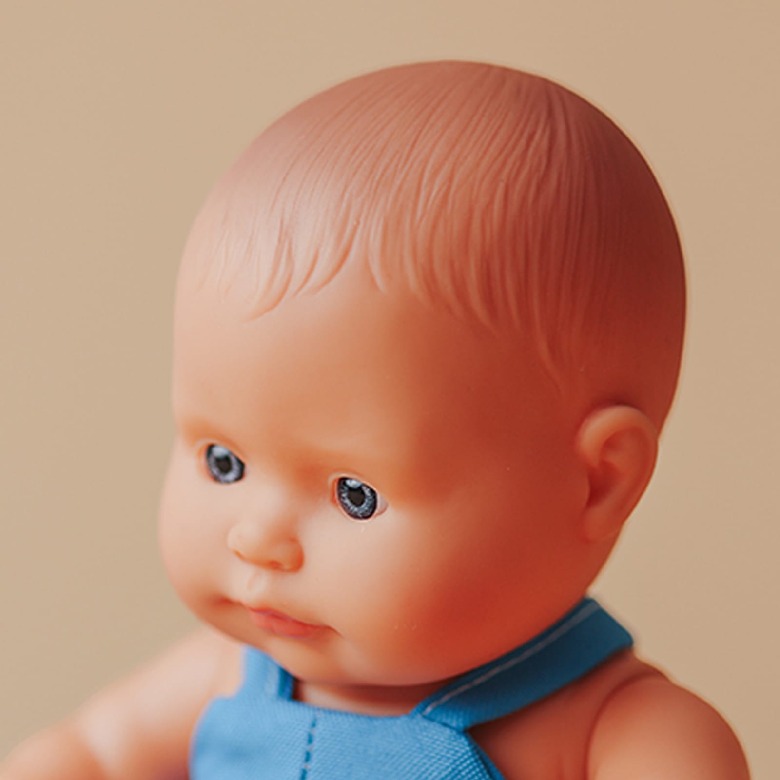 Caucasian Boy Dressed Baby Doll - 21cm