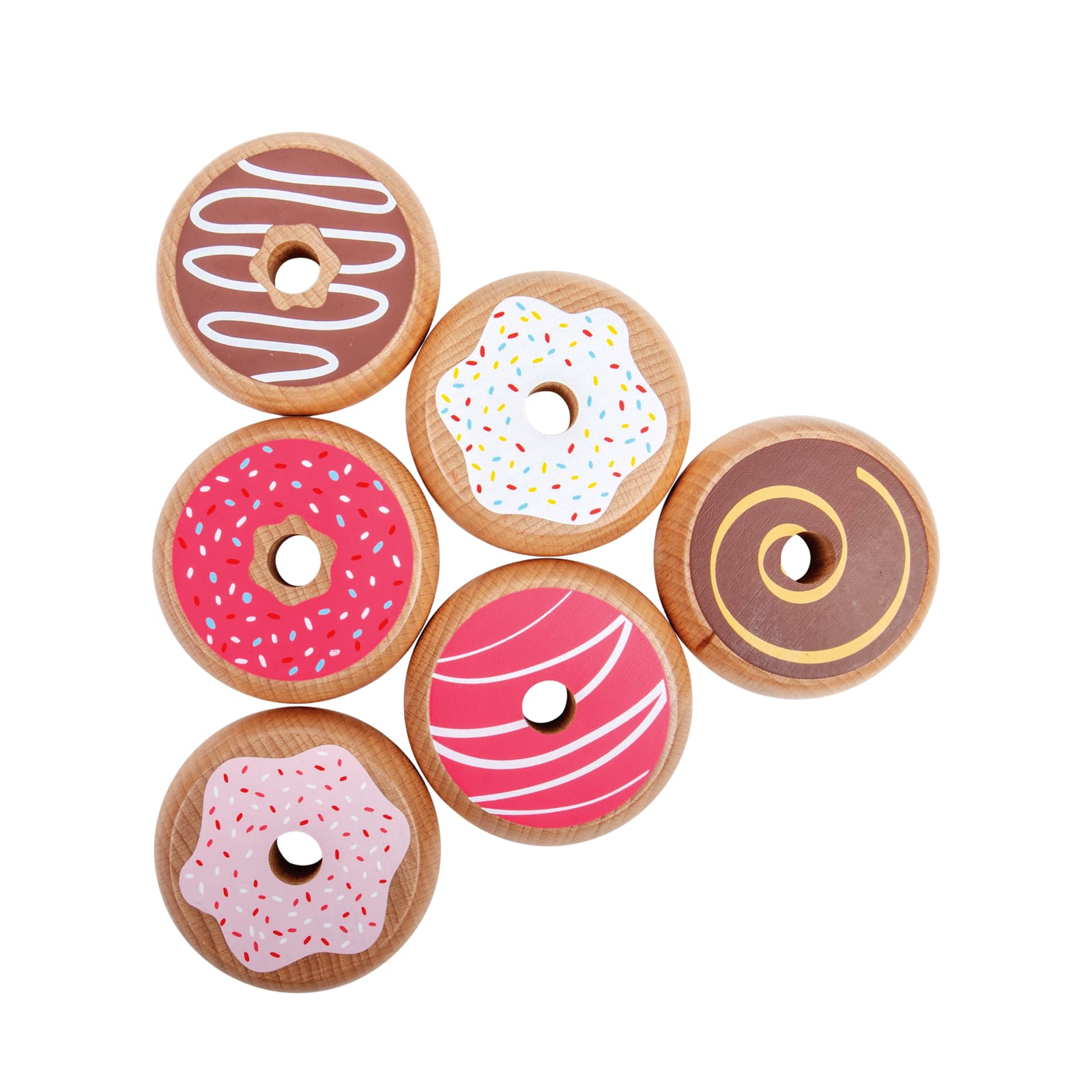 Wooden Doughnuts Crate