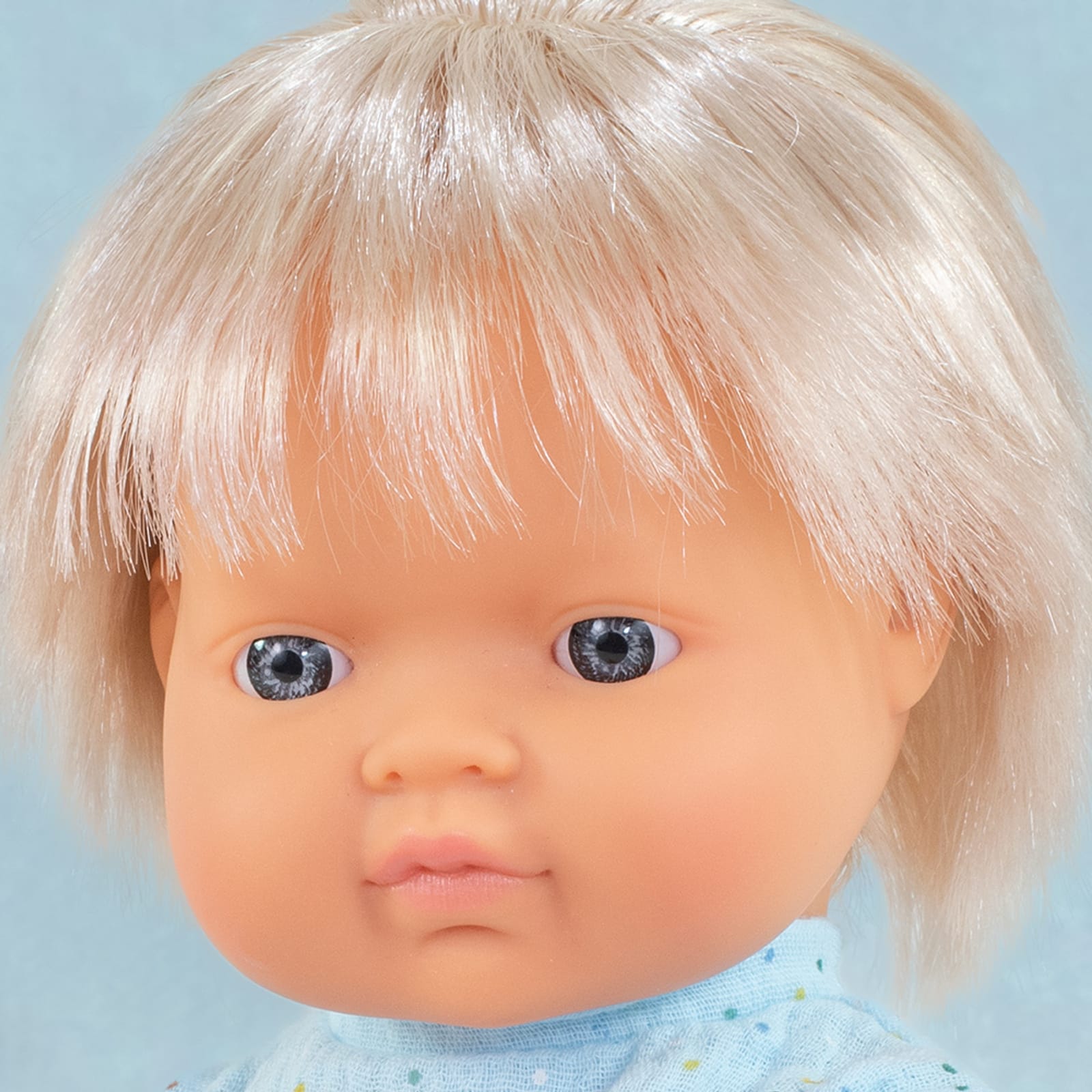 Blond Boy Dressed Baby Doll - 38cm