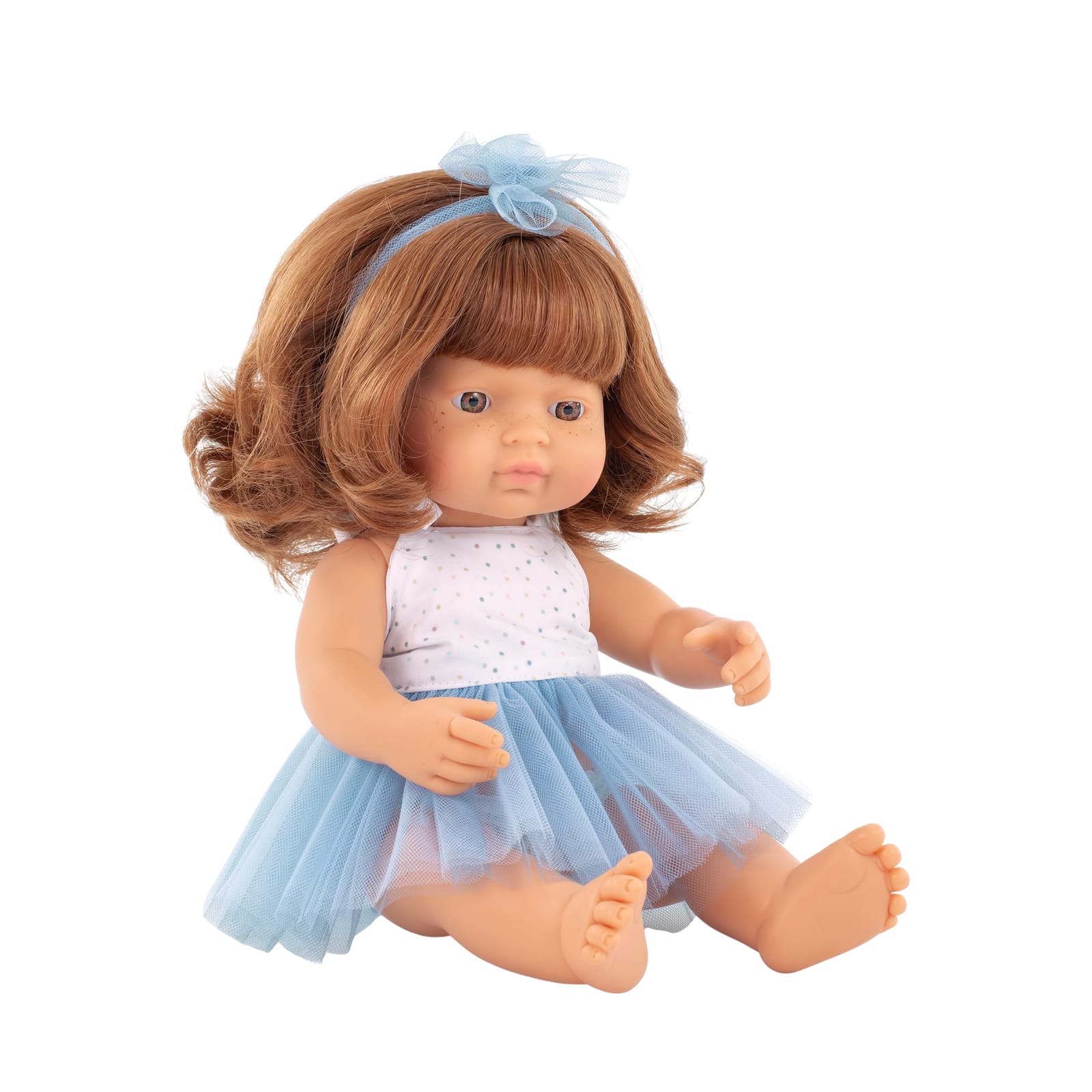 Redhead Girl Dressed Baby Doll - 38cm