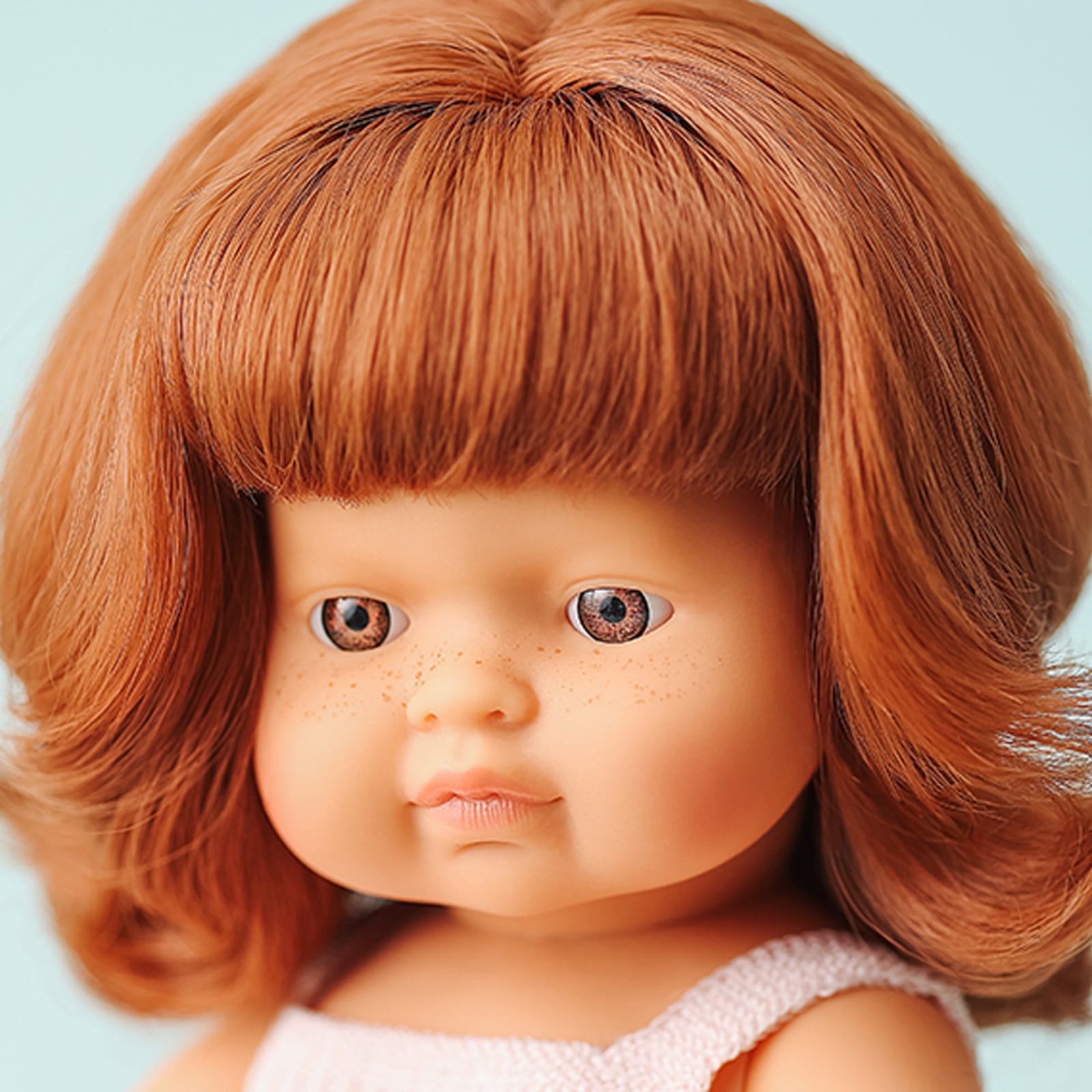 Redhead Girl Dressed Baby Doll - 38cm