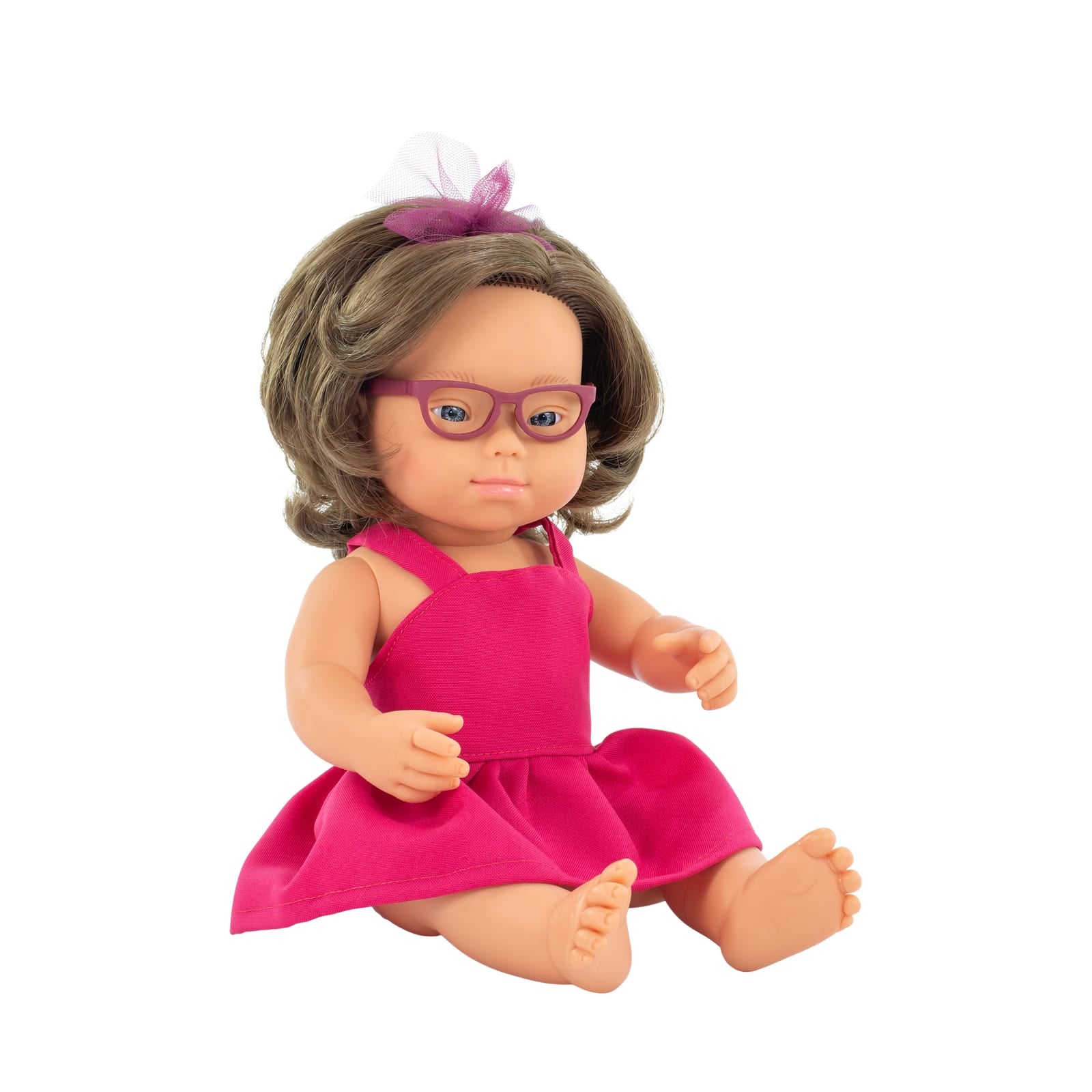 Girl with Down Syndrome Dressed Baby Doll - 38cm