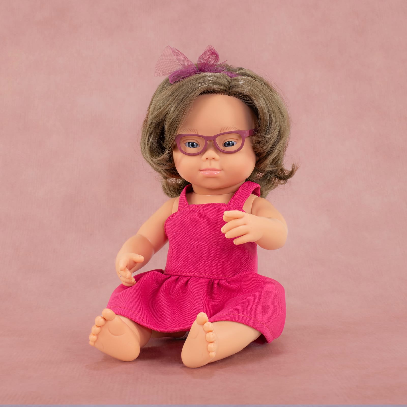 Girl with Down Syndrome Dressed Baby Doll - 38cm