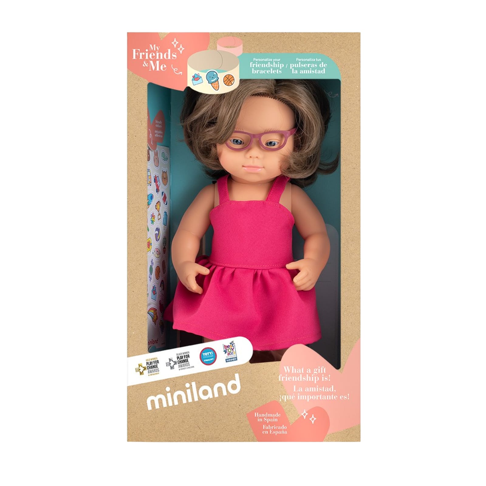 Girl with Down Syndrome Dressed Baby Doll - 38cm