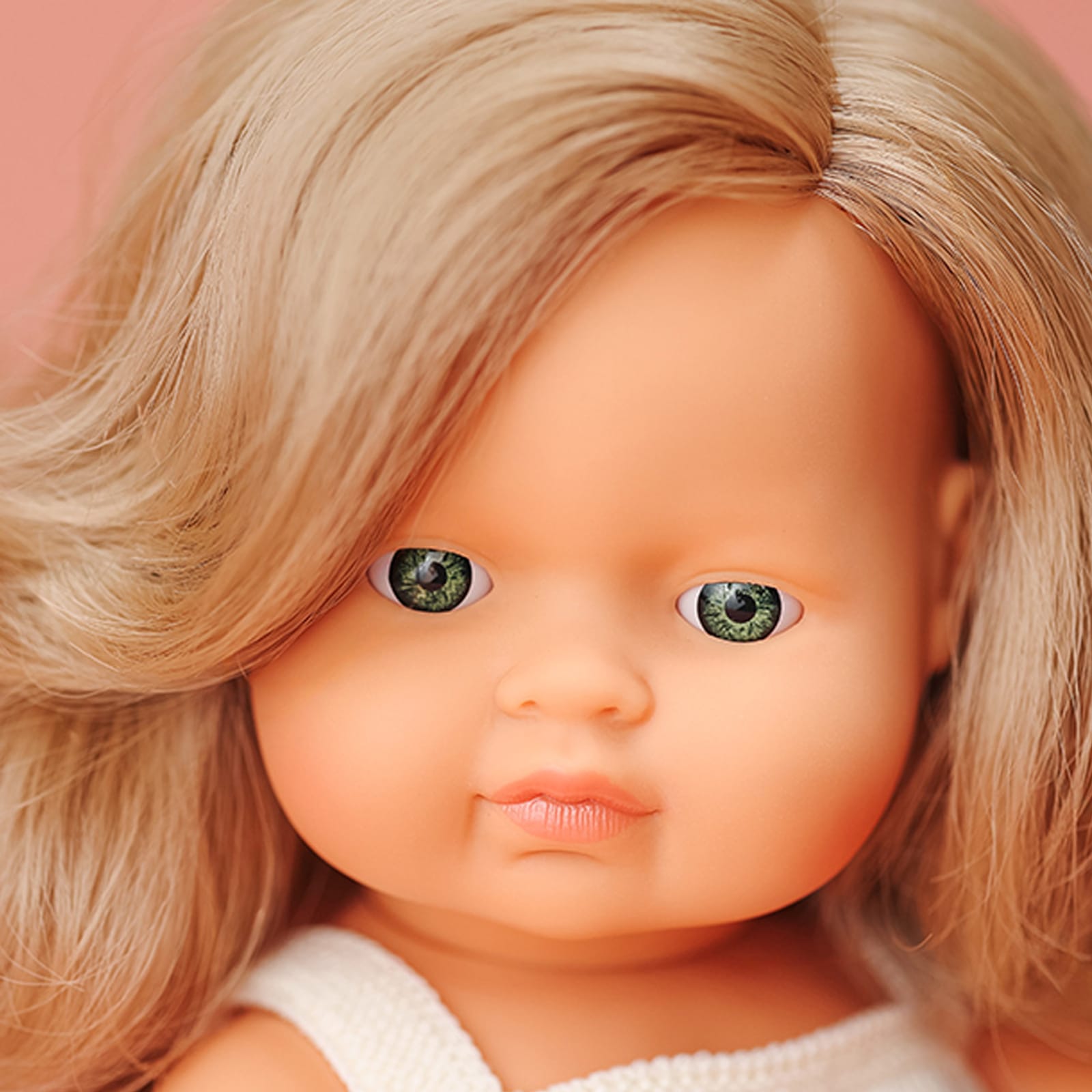 Blonde Girl Dressed Baby Doll - 38cm