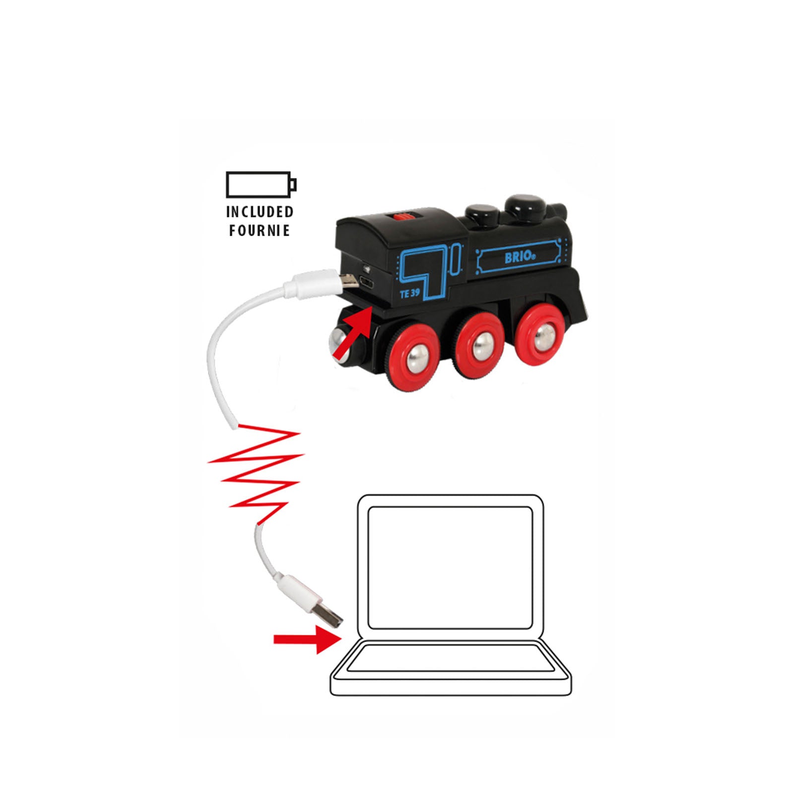 Rechargeable Engine and Mini USB Cable