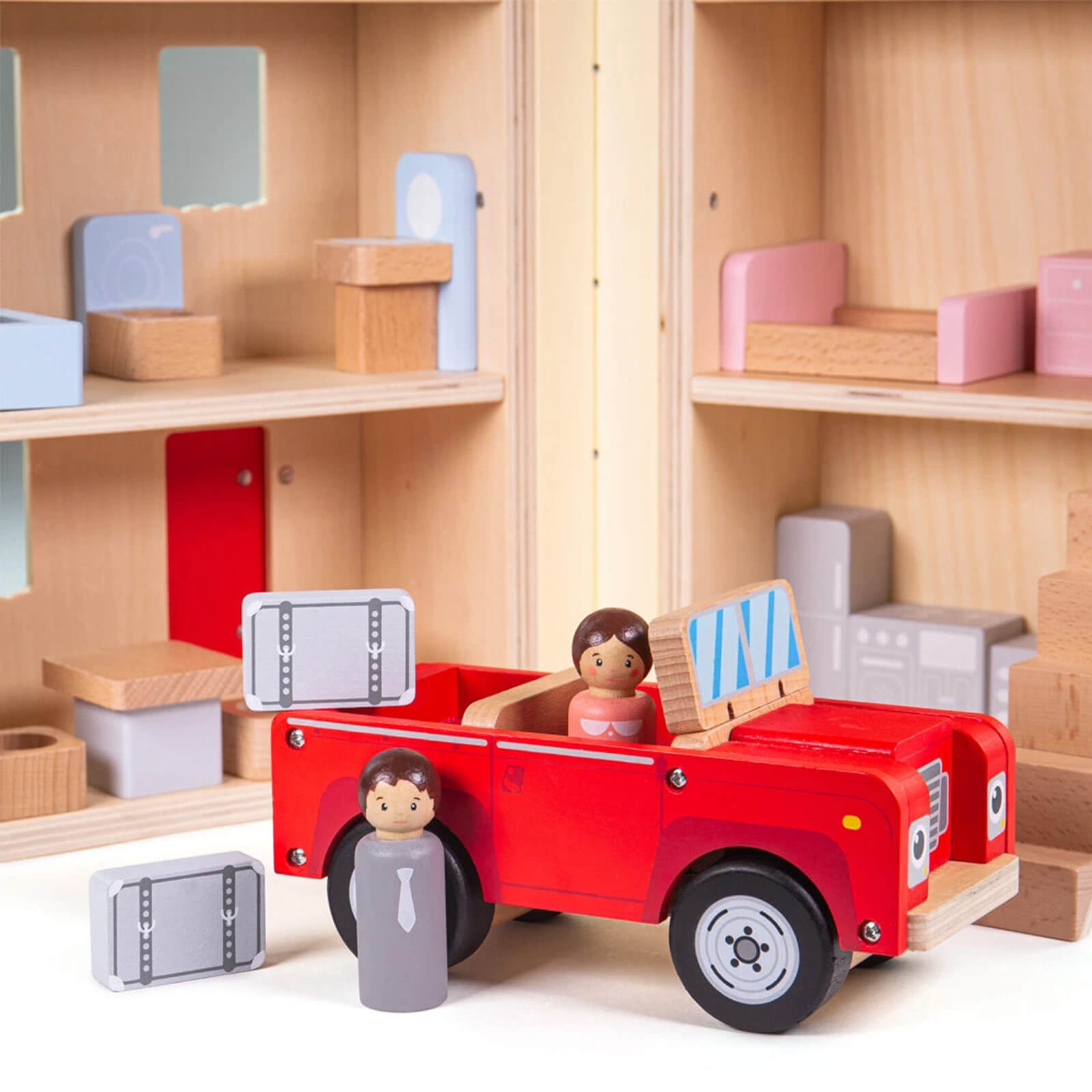 Folding Doll House - Furniture and Car