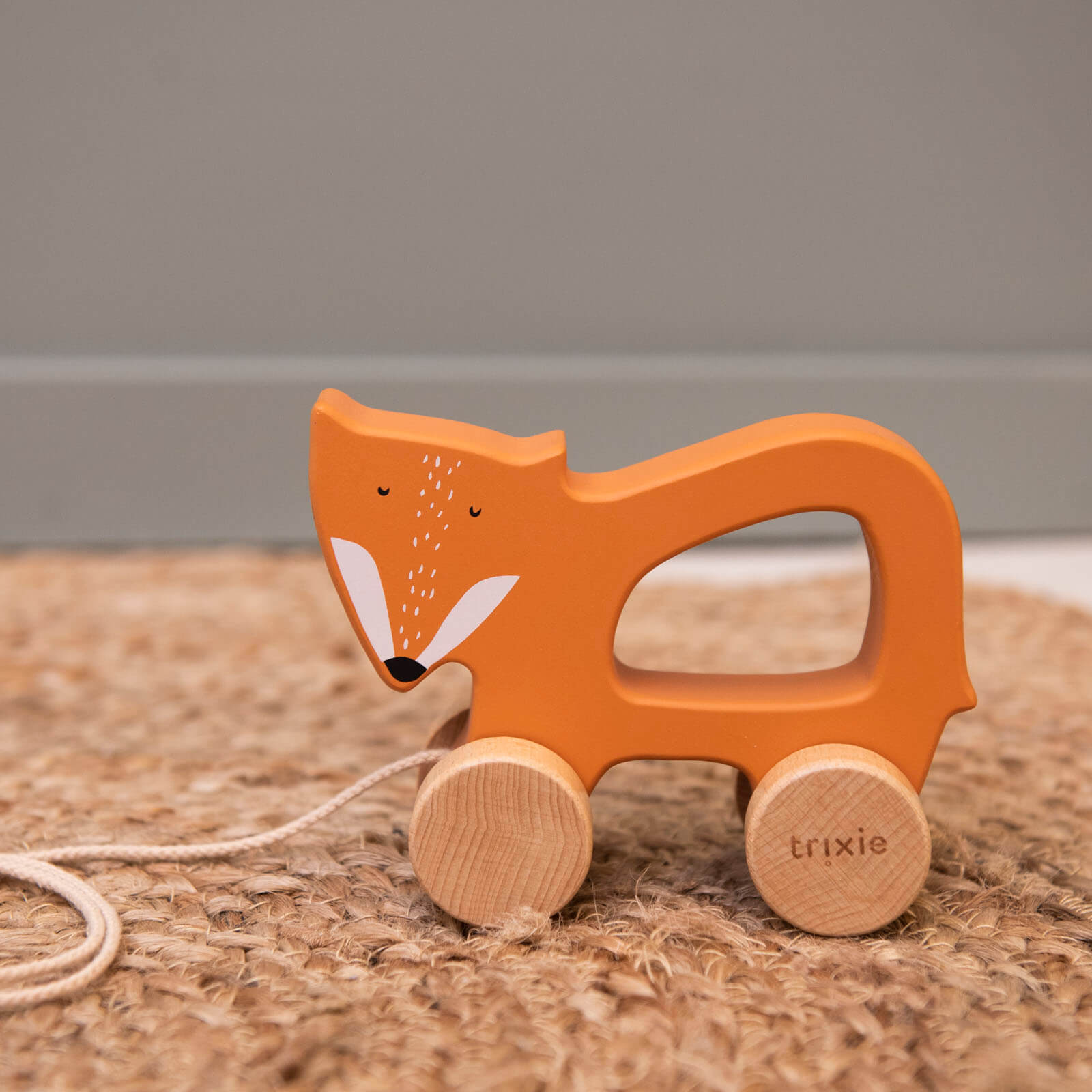 Wooden Pull Along Toy - Mr Fox