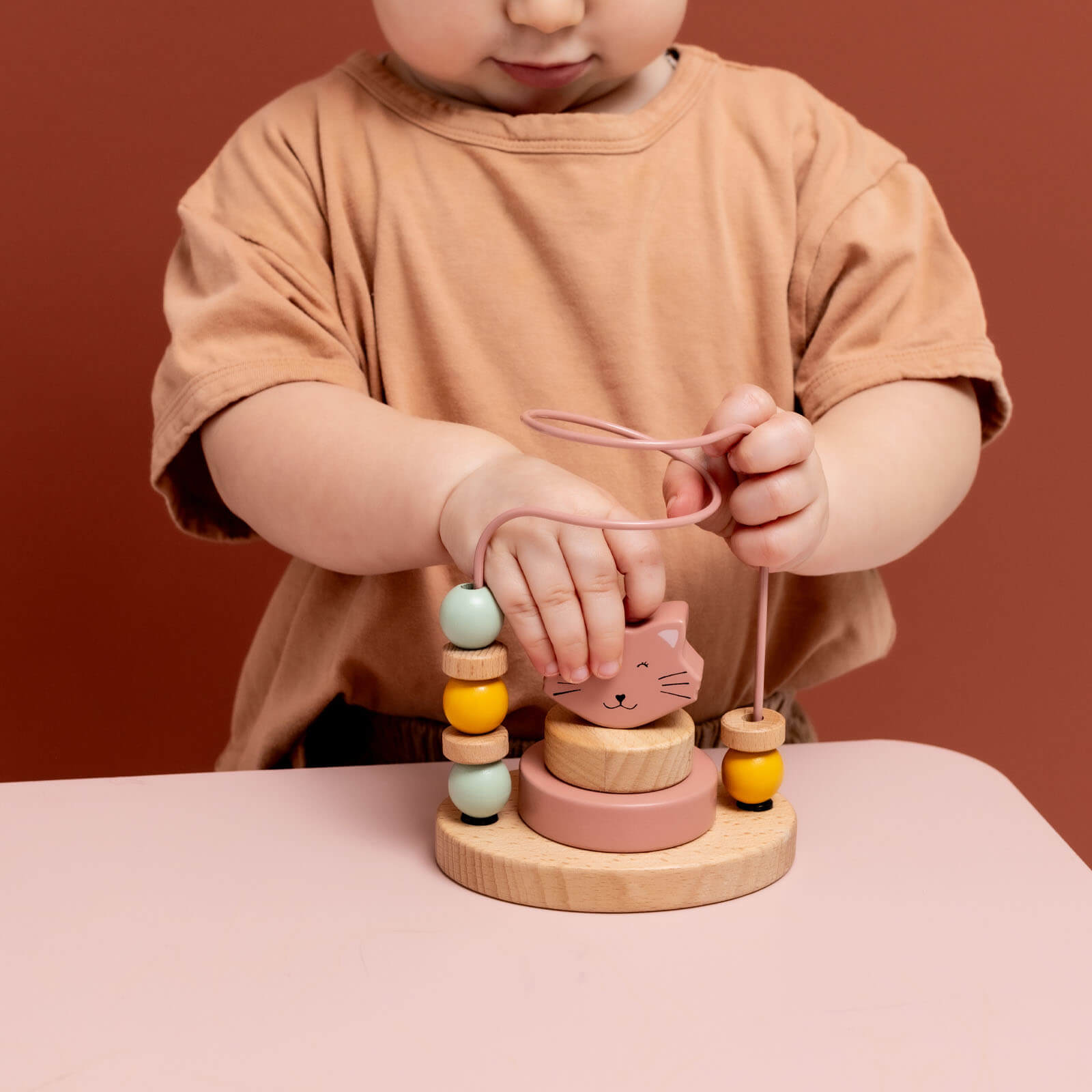 Wooden Beads Maze - Mrs Cat