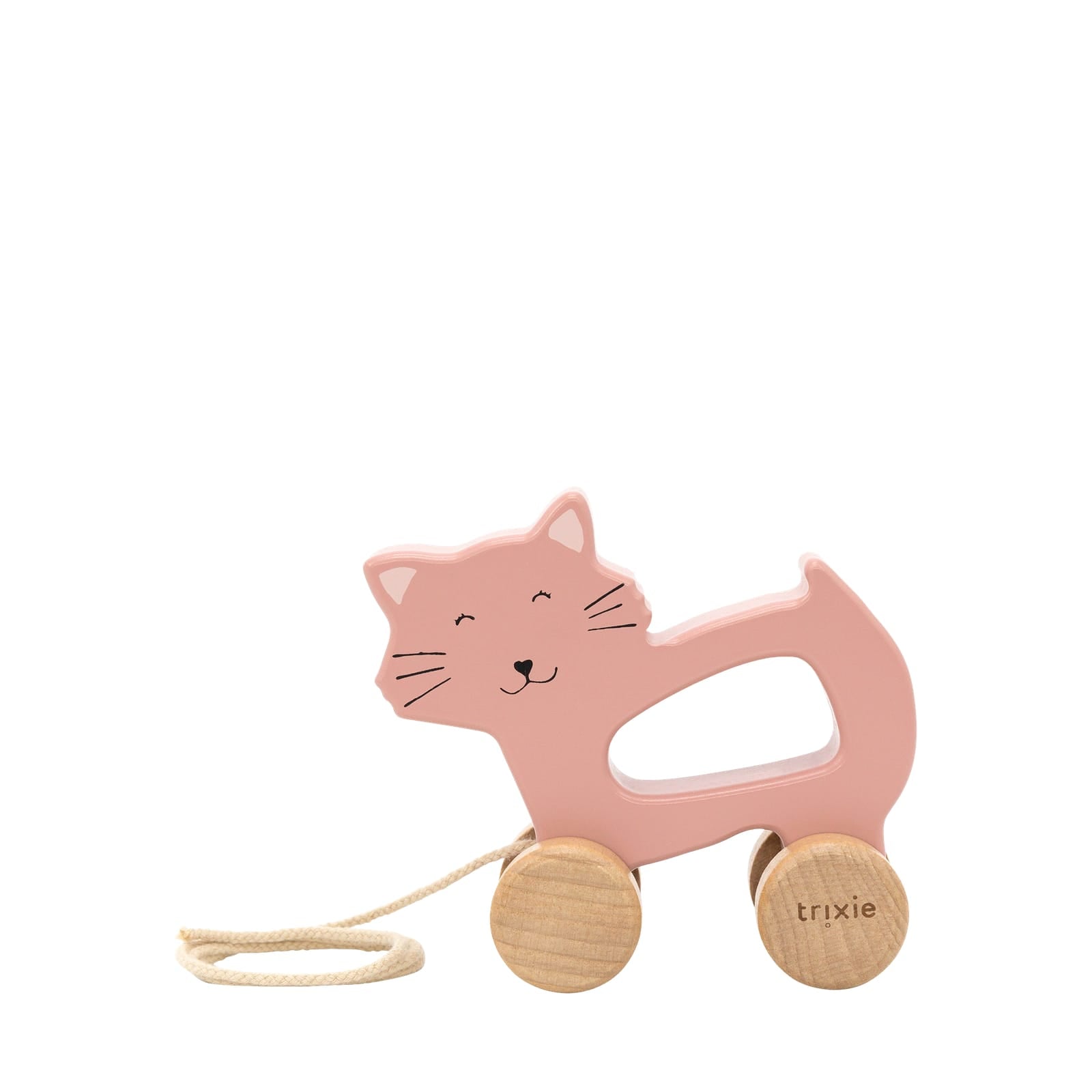 Wooden Pull Along Toy - Mrs Cat