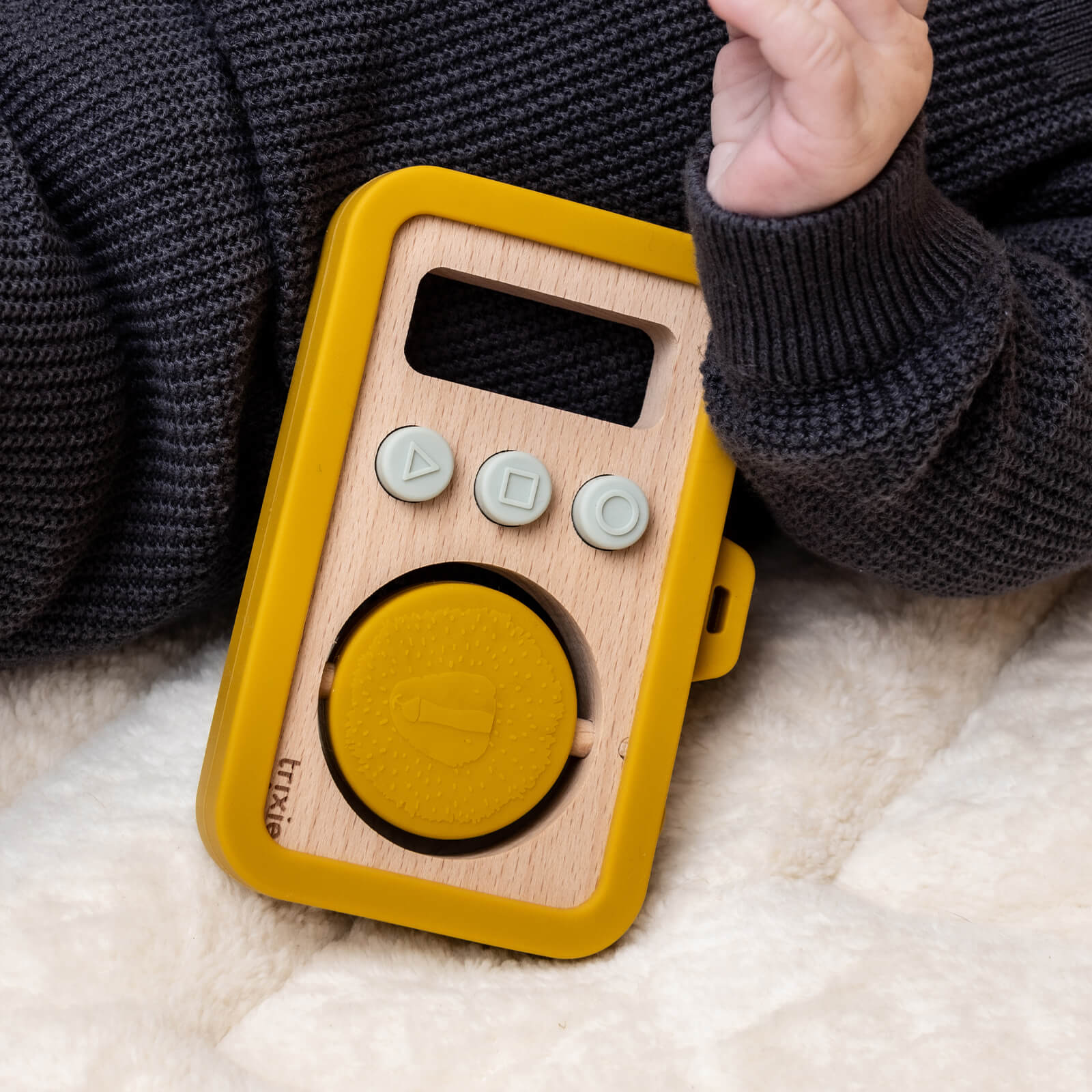 Wooden Silicone Baby Camera - Mr Lion