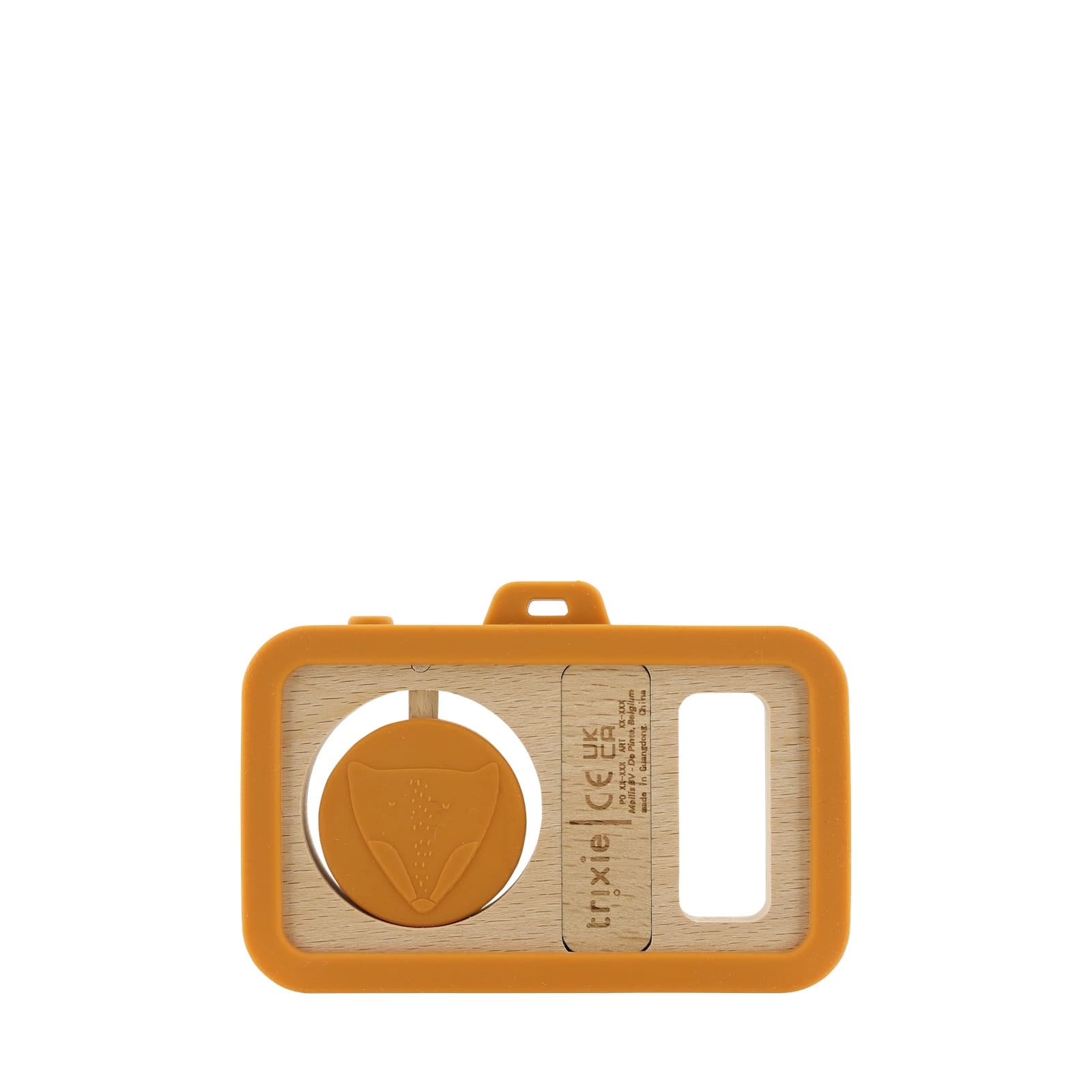 Wooden Silicone Baby Camera - Mr Fox