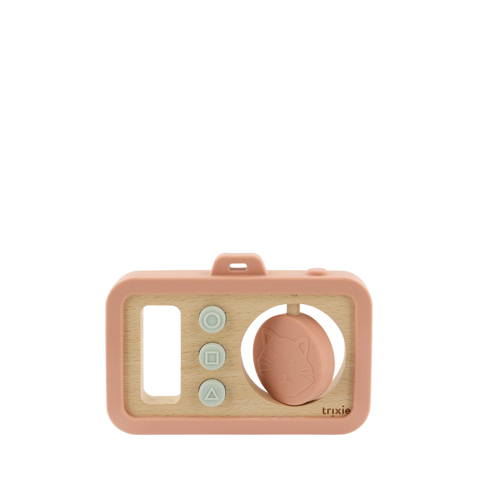 Wooden Silicone Baby Camera - Mrs Cat