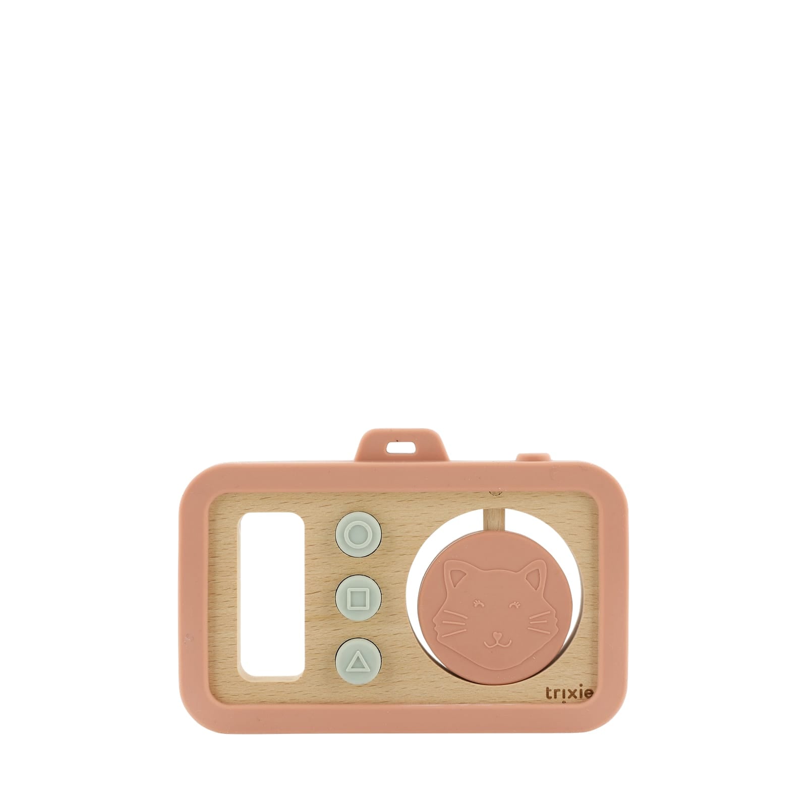 Wooden Silicone Baby Camera - Mrs Cat