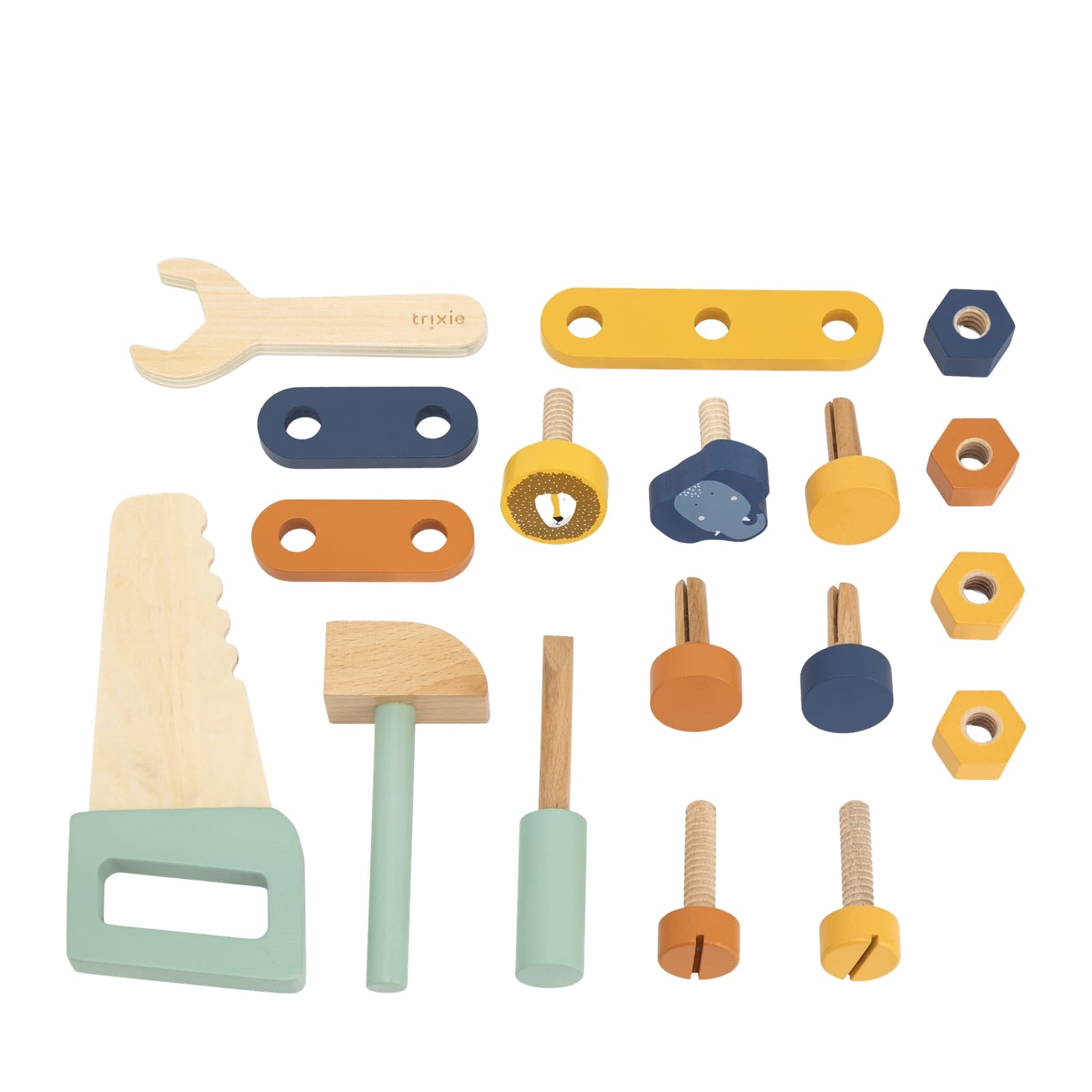 Wooden Toolbox and Tools