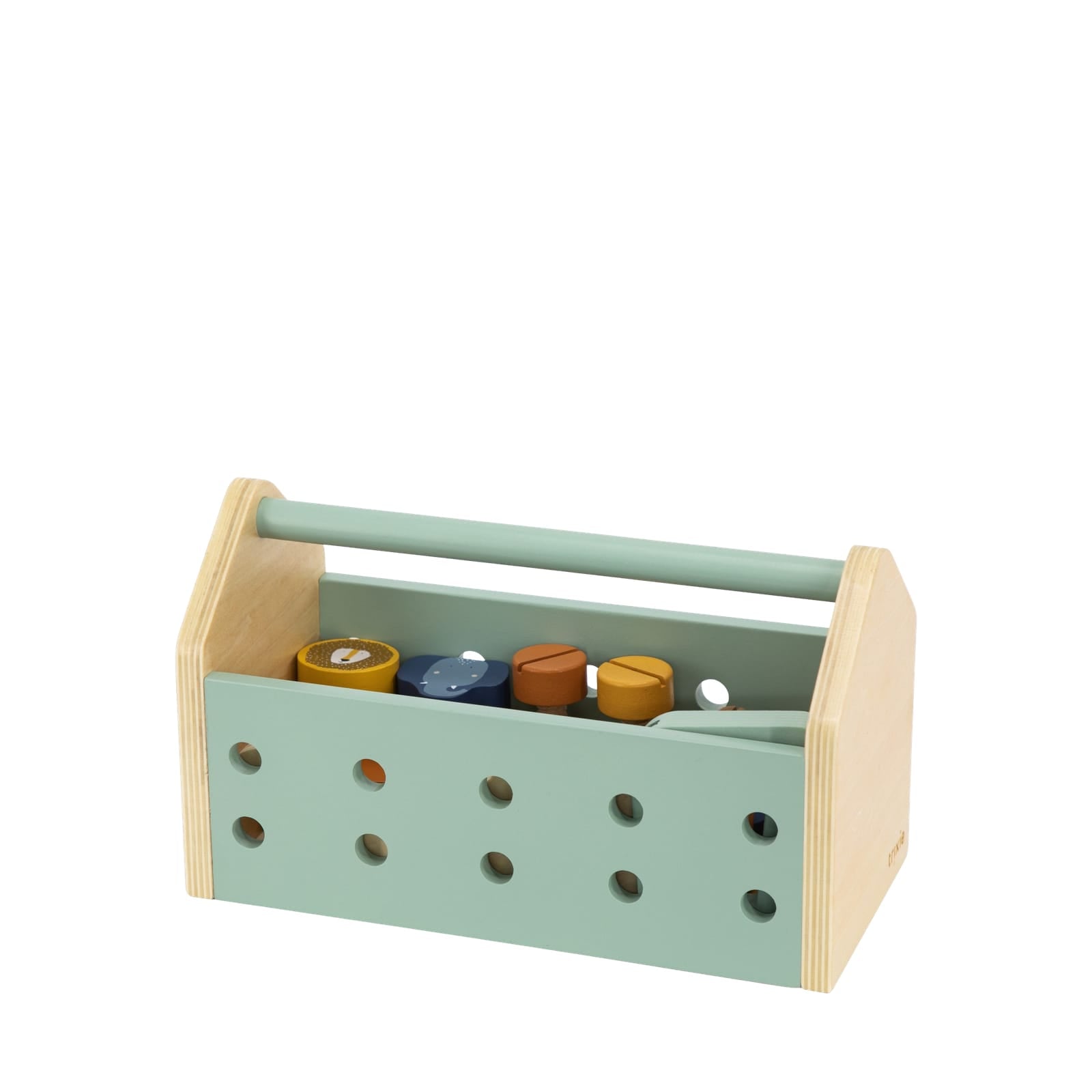 Wooden Toolbox and Tools