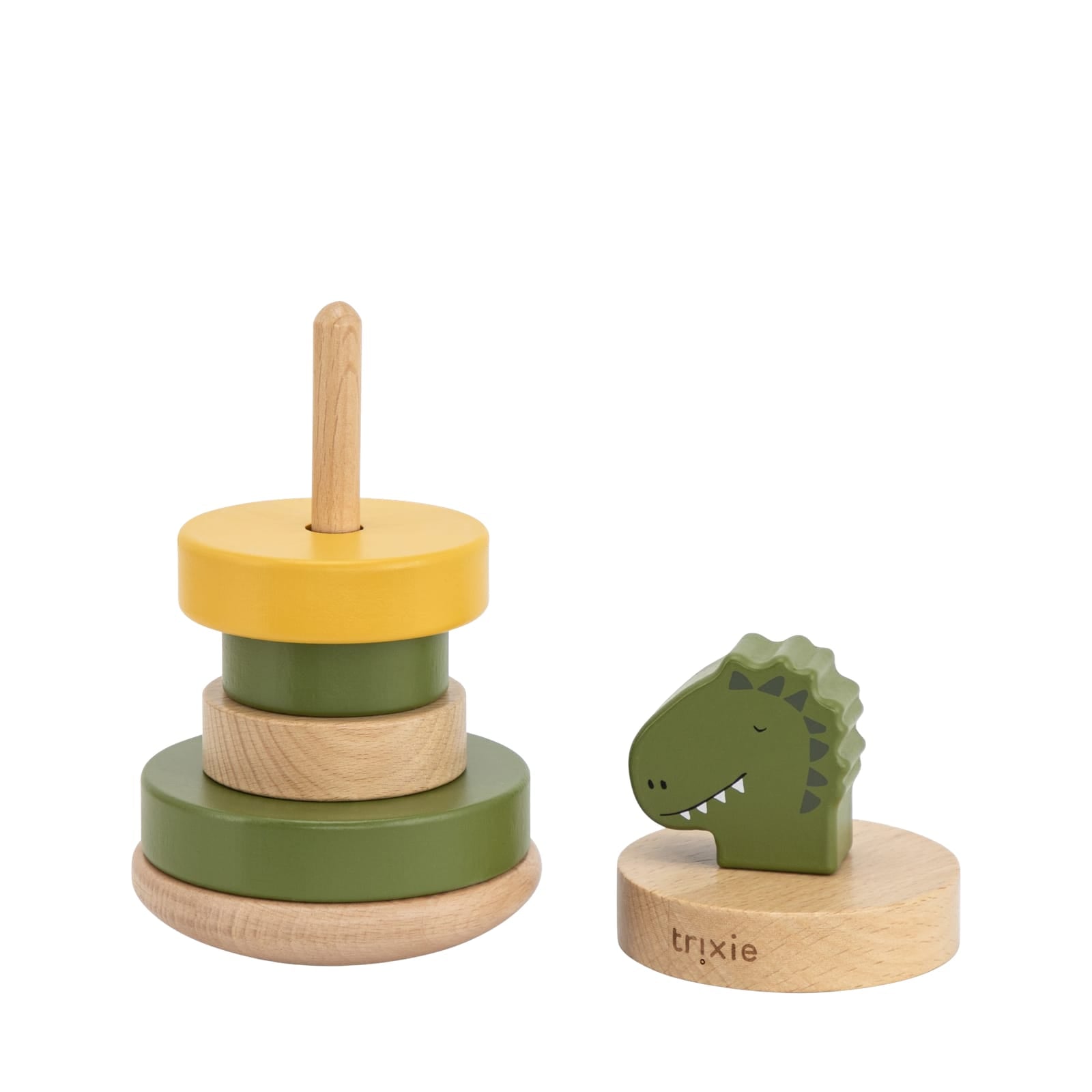 Wooden Stacking Toy - Mr Dino