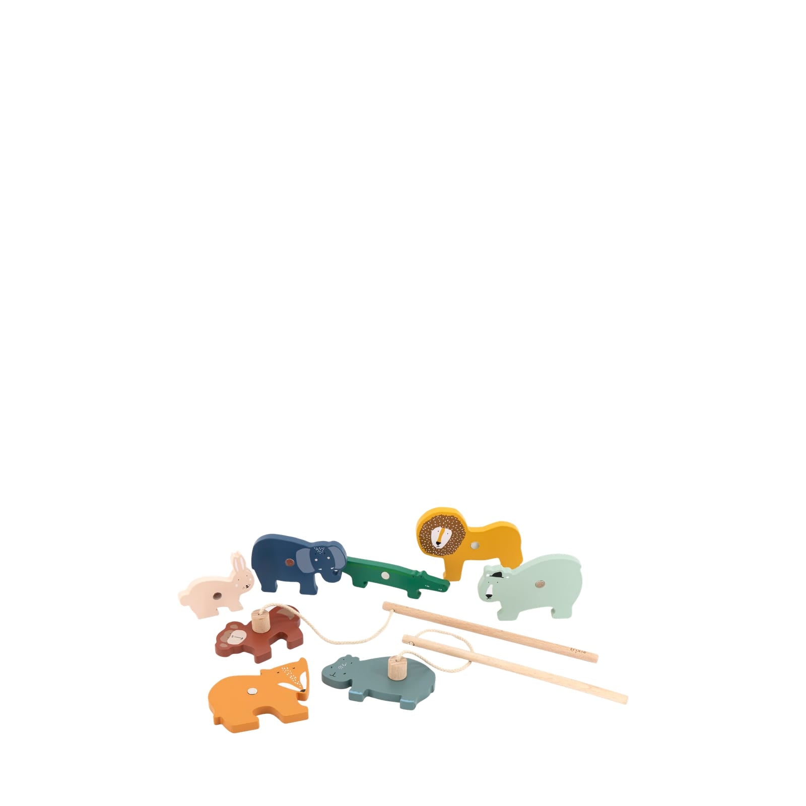 Wooden Animal Fishing Game