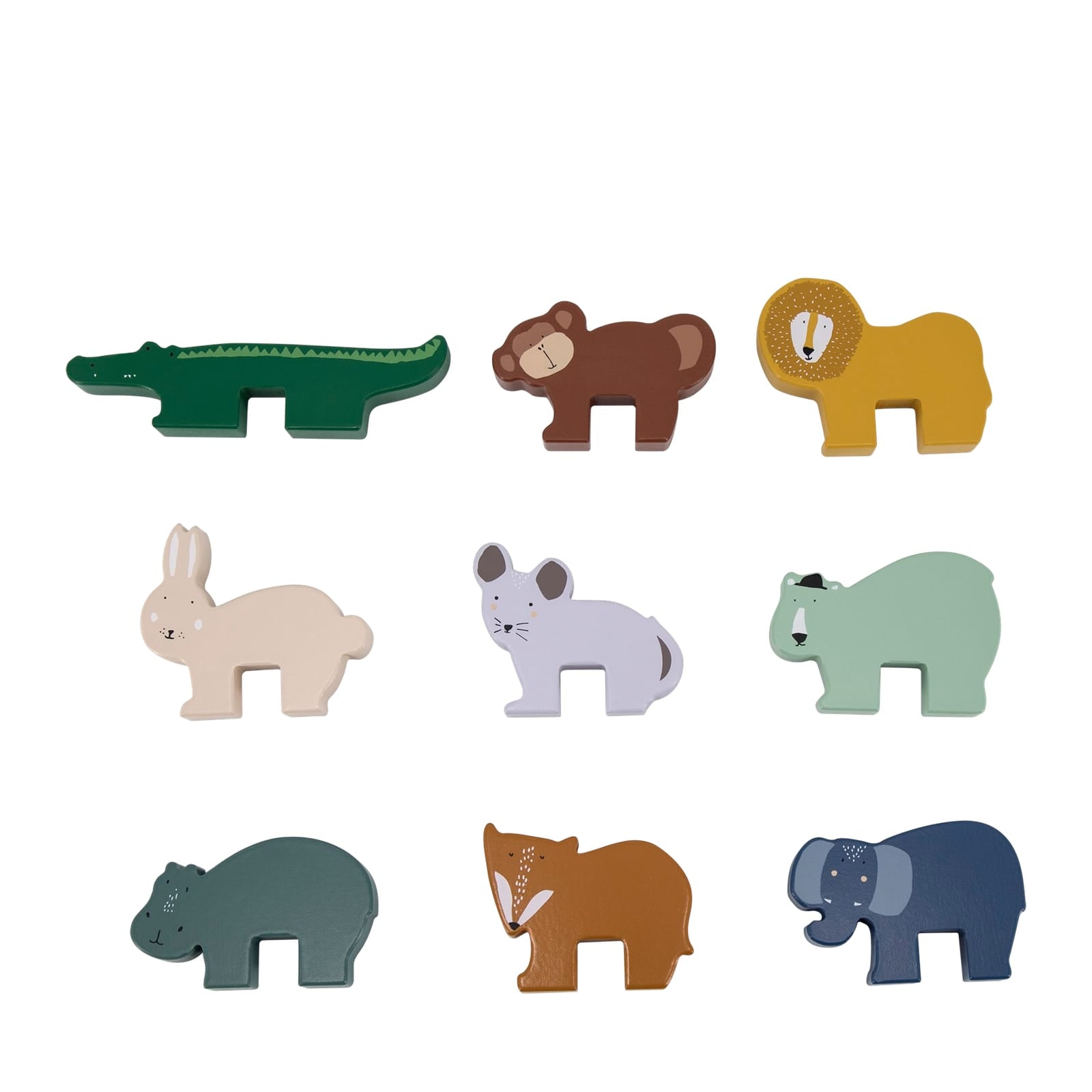 Wooden Animal Stacking Game