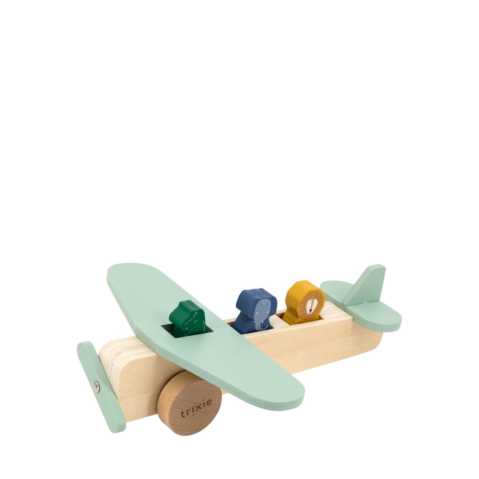 Wooden Animal Airplane