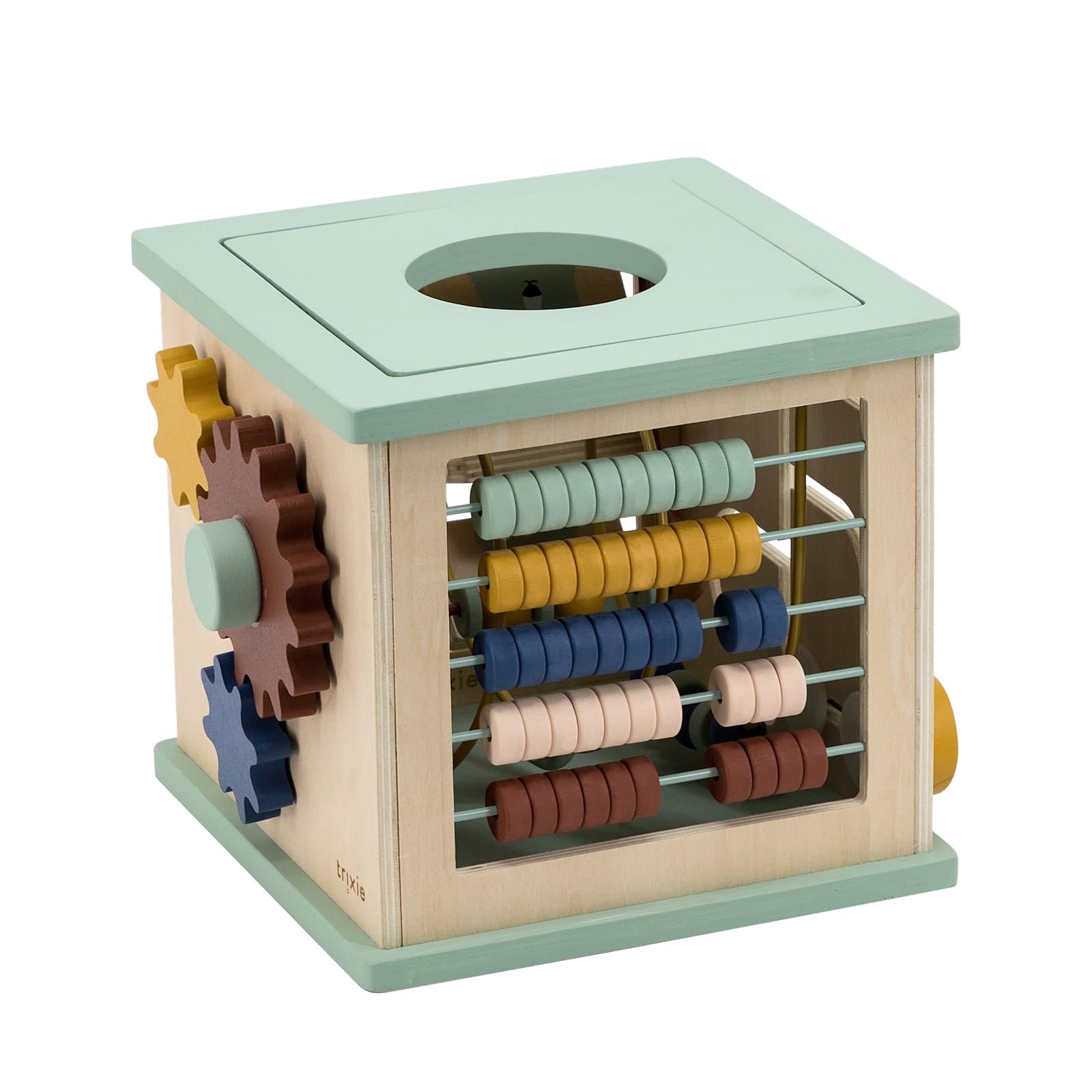 Wooden 5-In-1 Activity Cube