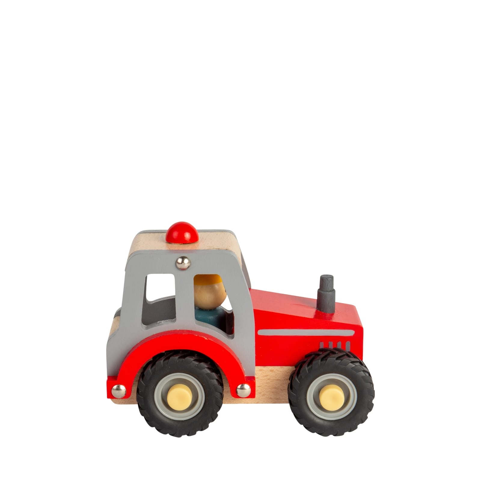 Wooden Tractor Red