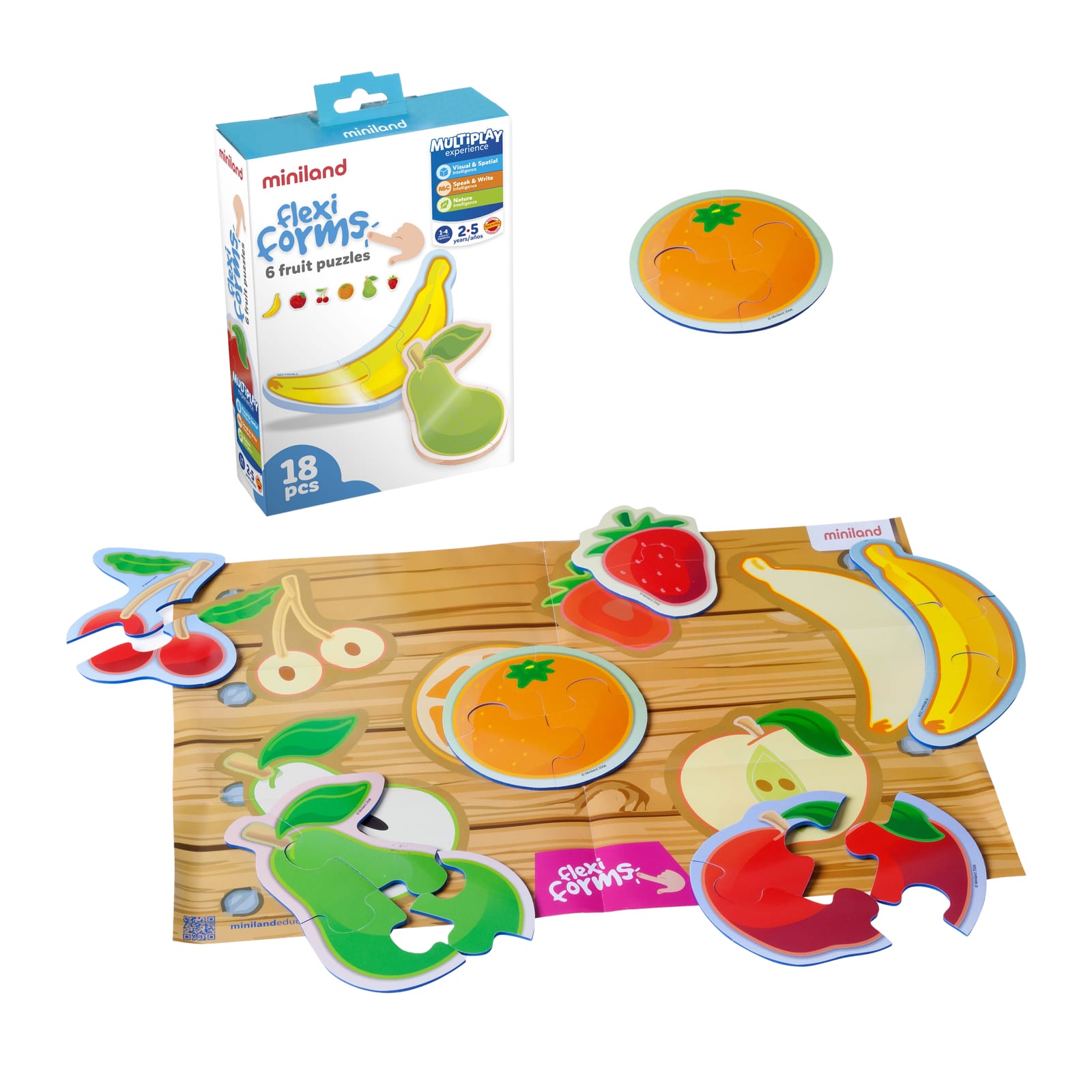 Flexi Forms Puzzle - 6 Fruits