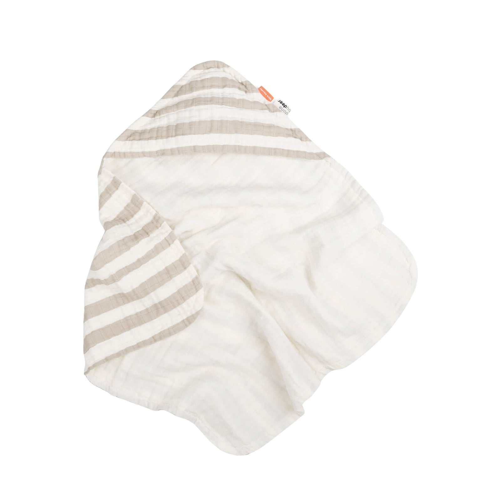 Hooded Towel - Stripes Sand