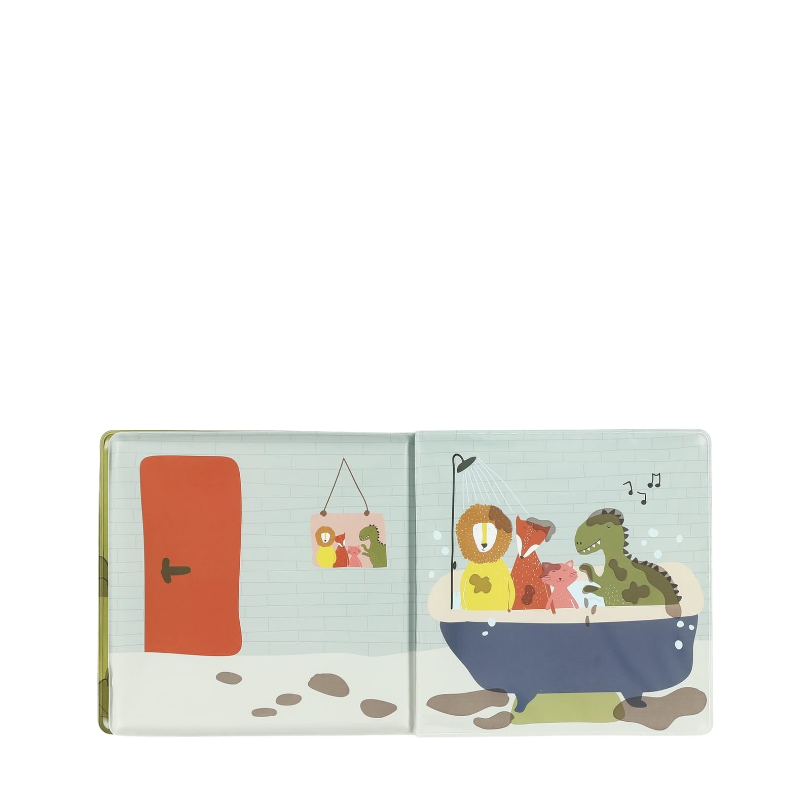 Colour Changing Bath Book - Muddy Mr Dino