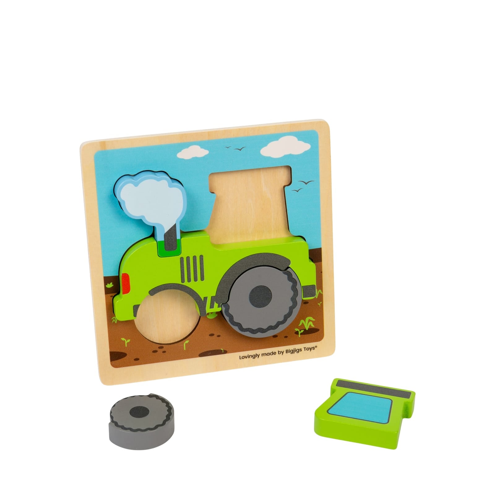 Chunky Lift Out Puzzle - Tractor