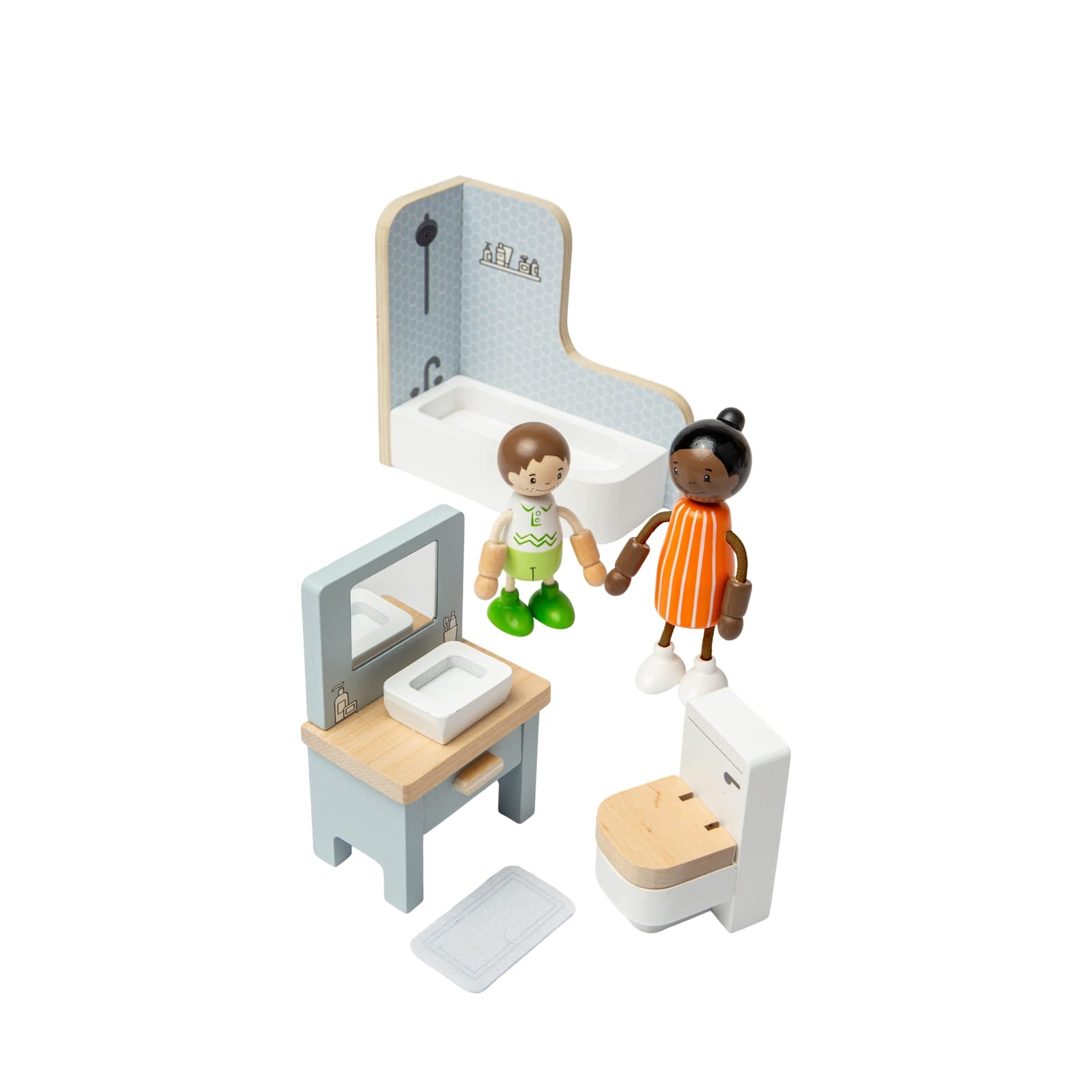 Doll House Bathroom Set