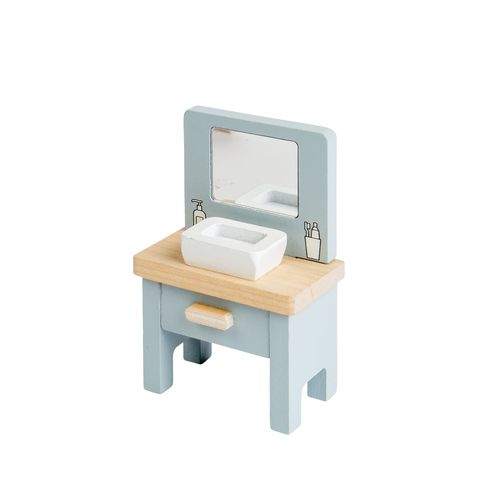 Doll House Bathroom Set