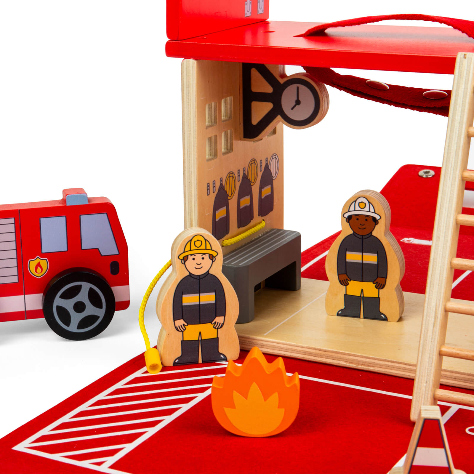Fire Station On The Go Play Set