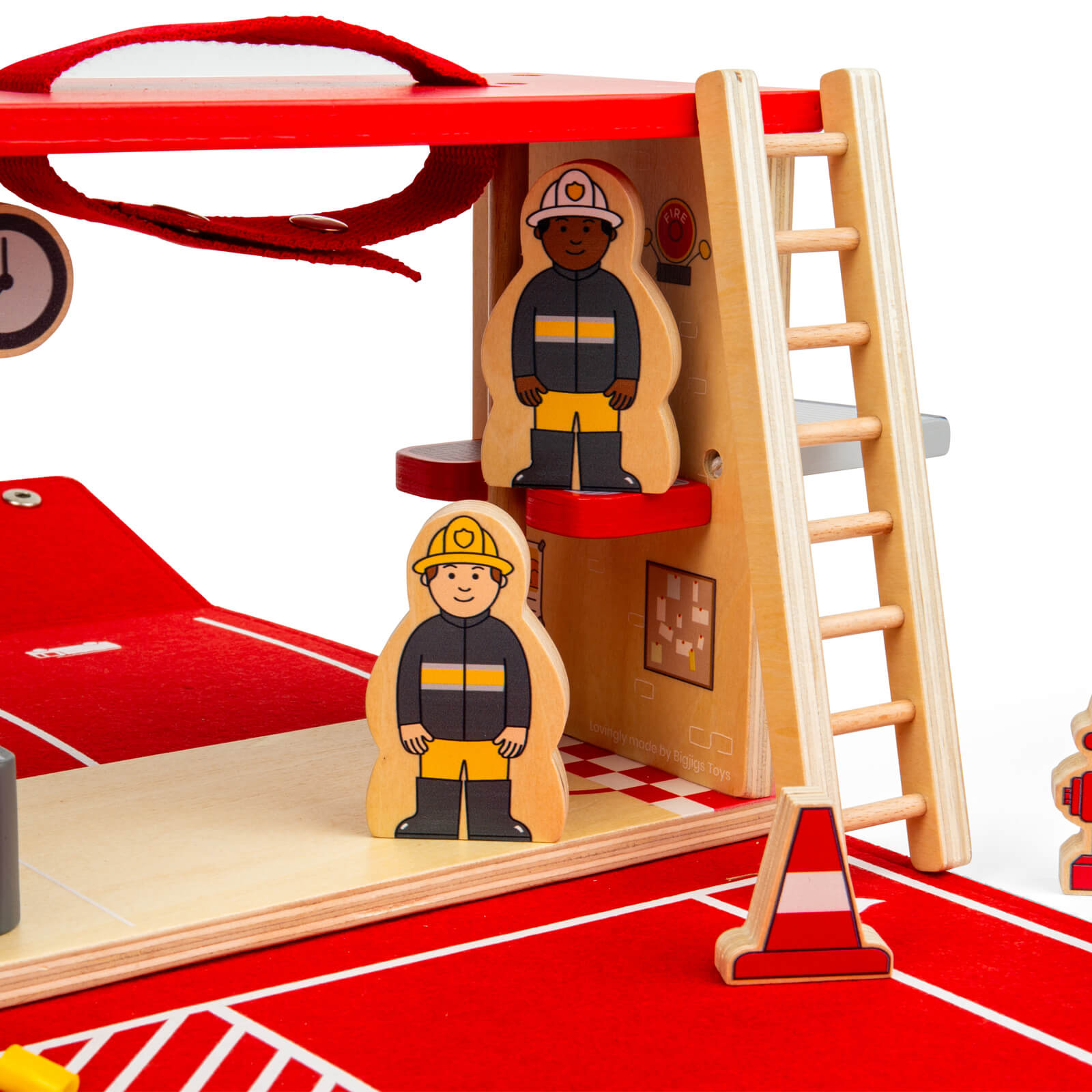 Fire Station On The Go Play Set