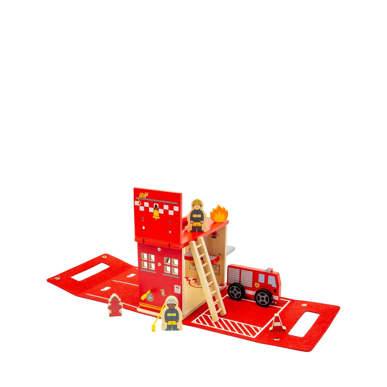 Fire Station On The Go Play Set