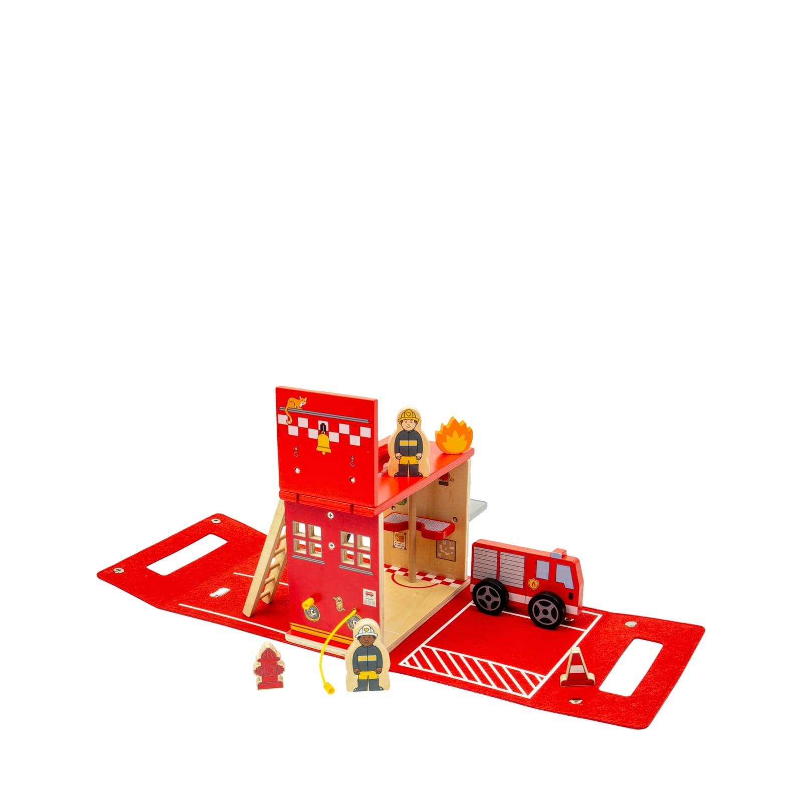 Fire Station On The Go Play Set