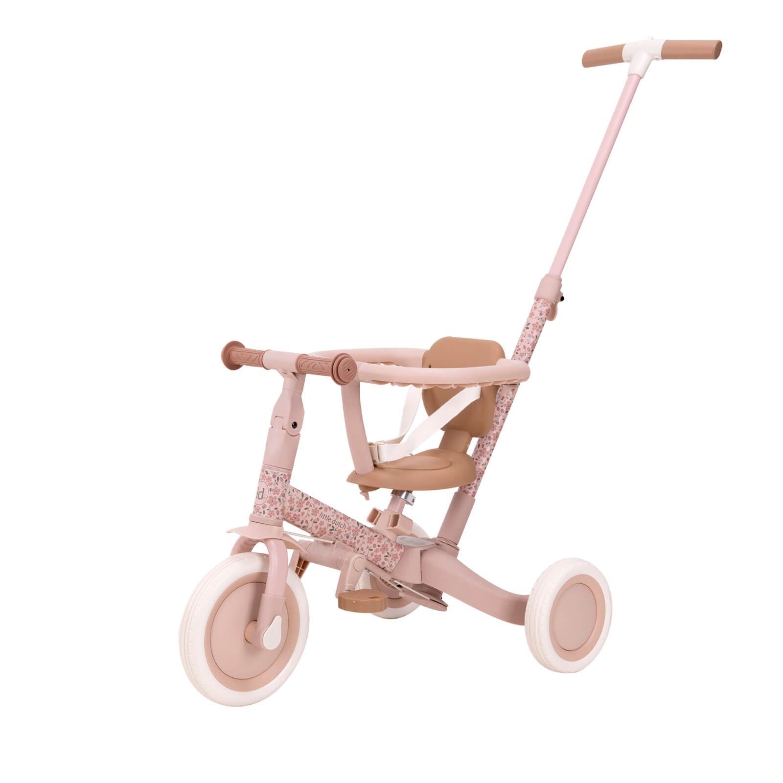 4 In 1 Trike - Pink Flowers