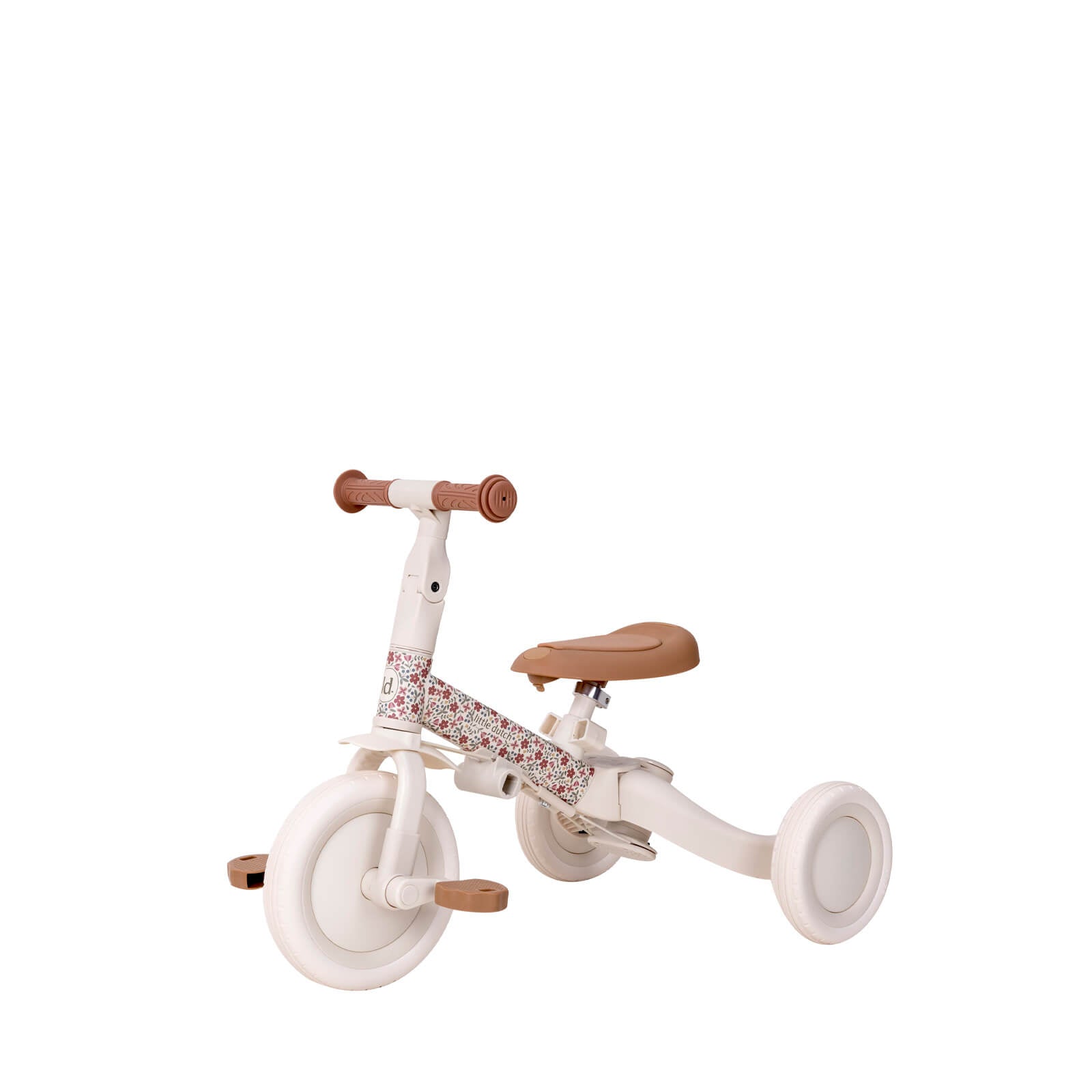 4 In 1 Trike - Off White Flowers