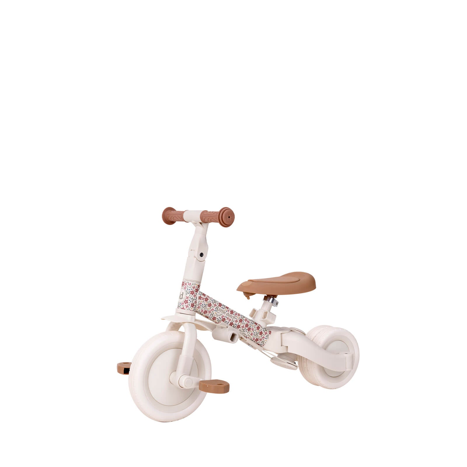 4 In 1 Trike - Off White Flowers
