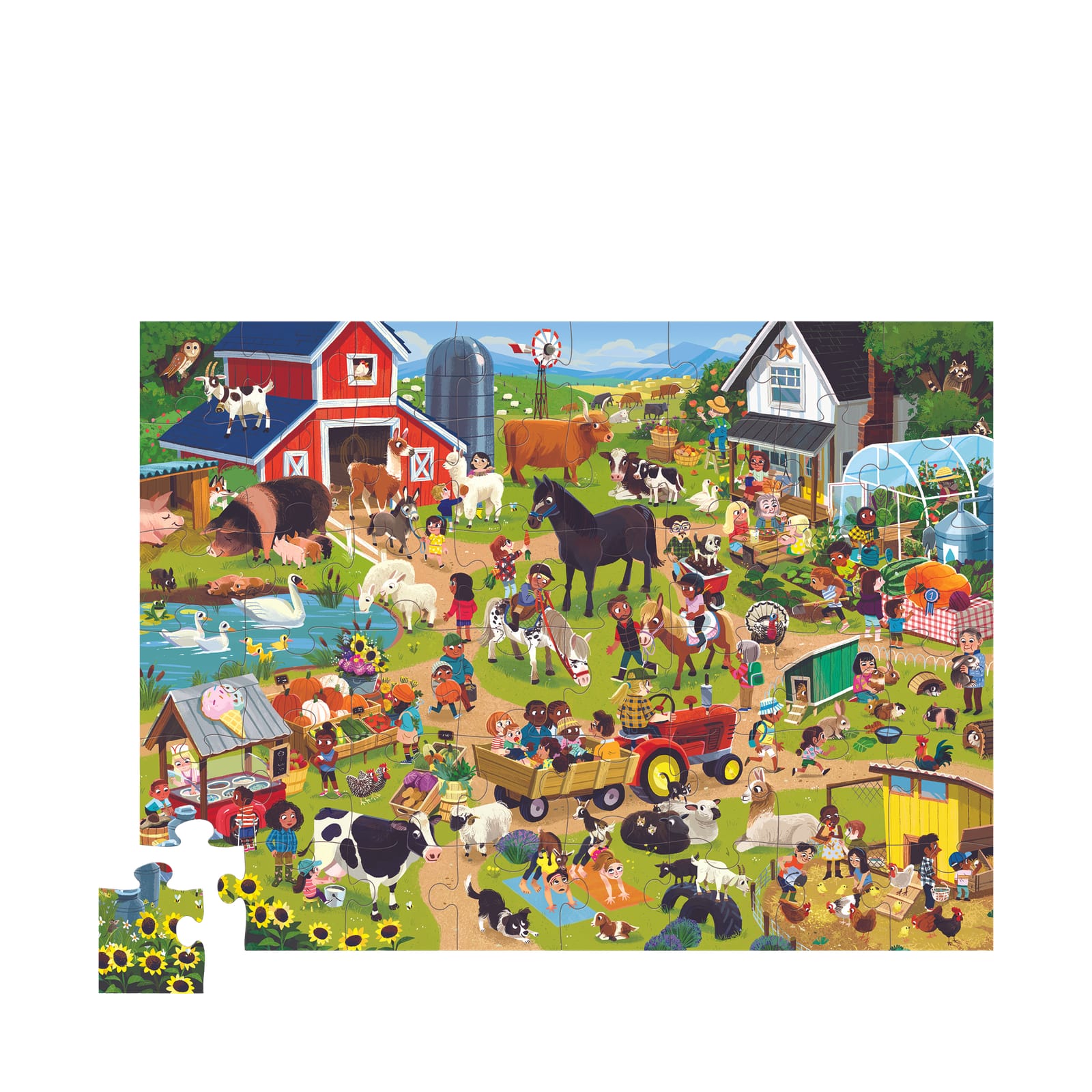 Day at the Farm - 48 Piece Puzzle