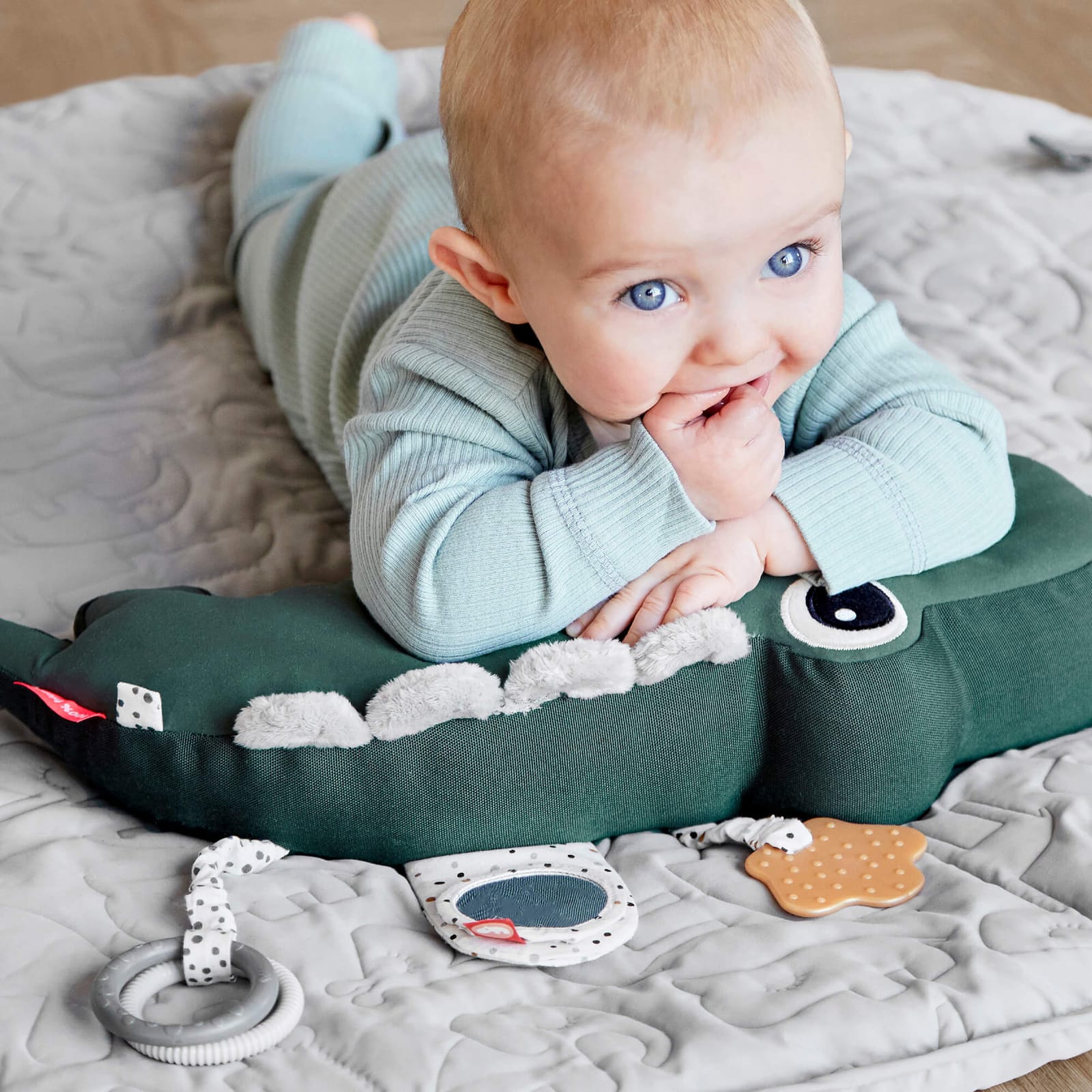 Tummy Time Activity Toy - Croco Green