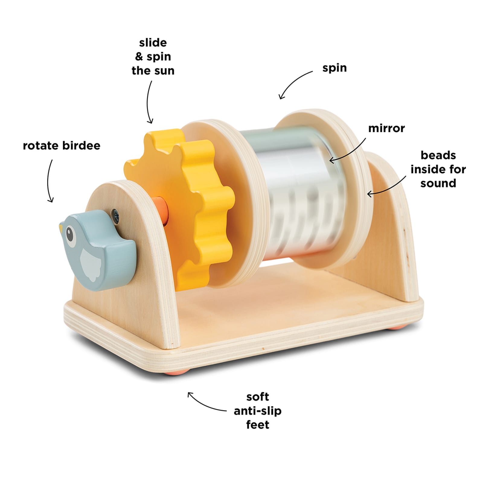 Spinning Activity Toy - Birdee