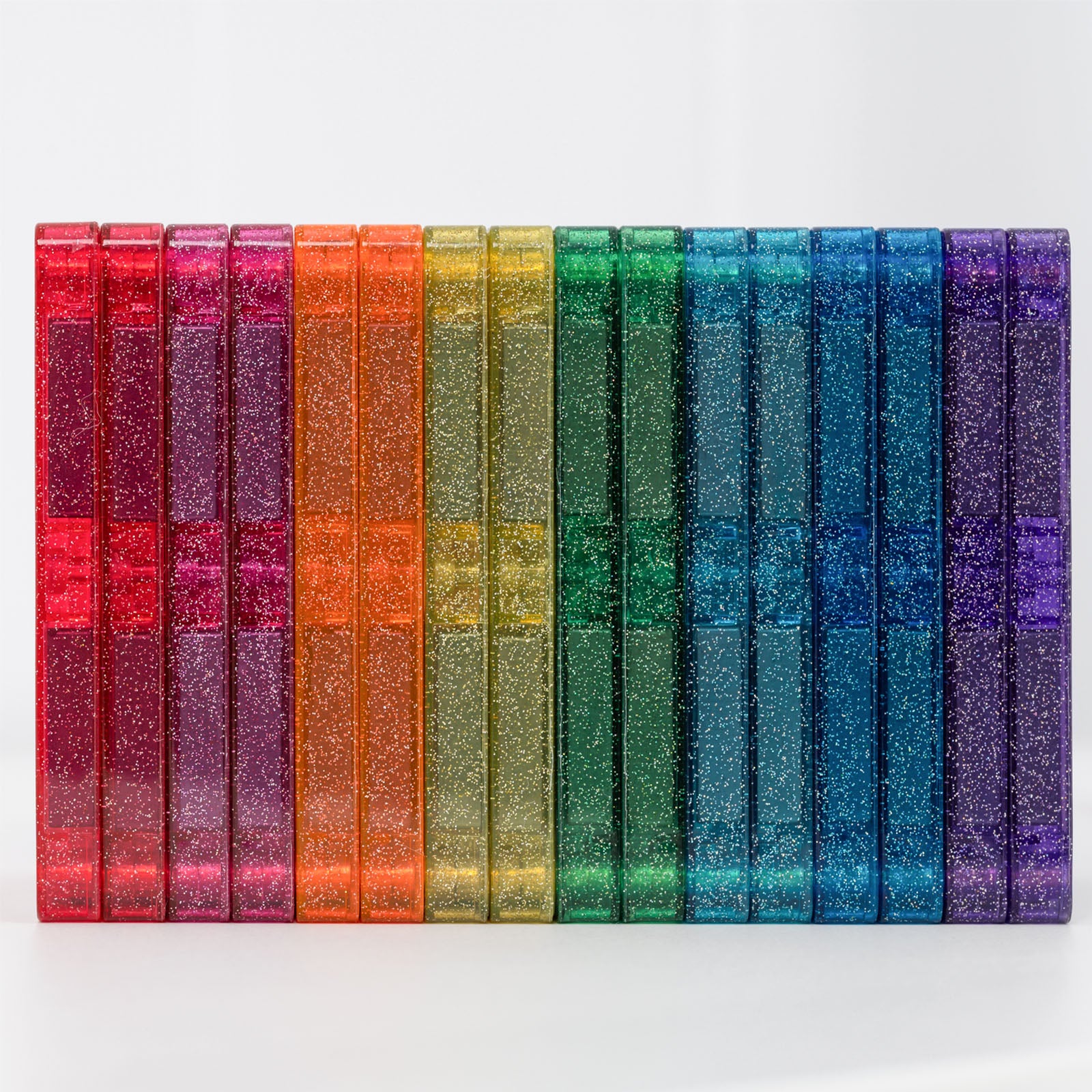 Magnetic Tiles Castle Glitter Pack - 48 Pieces