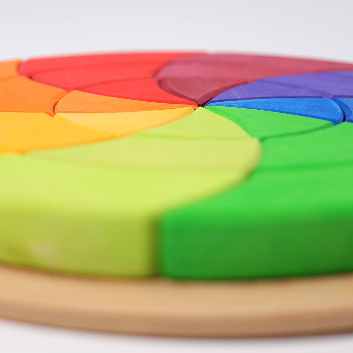 Large Colour Circle Goethe Building Block Puzzle