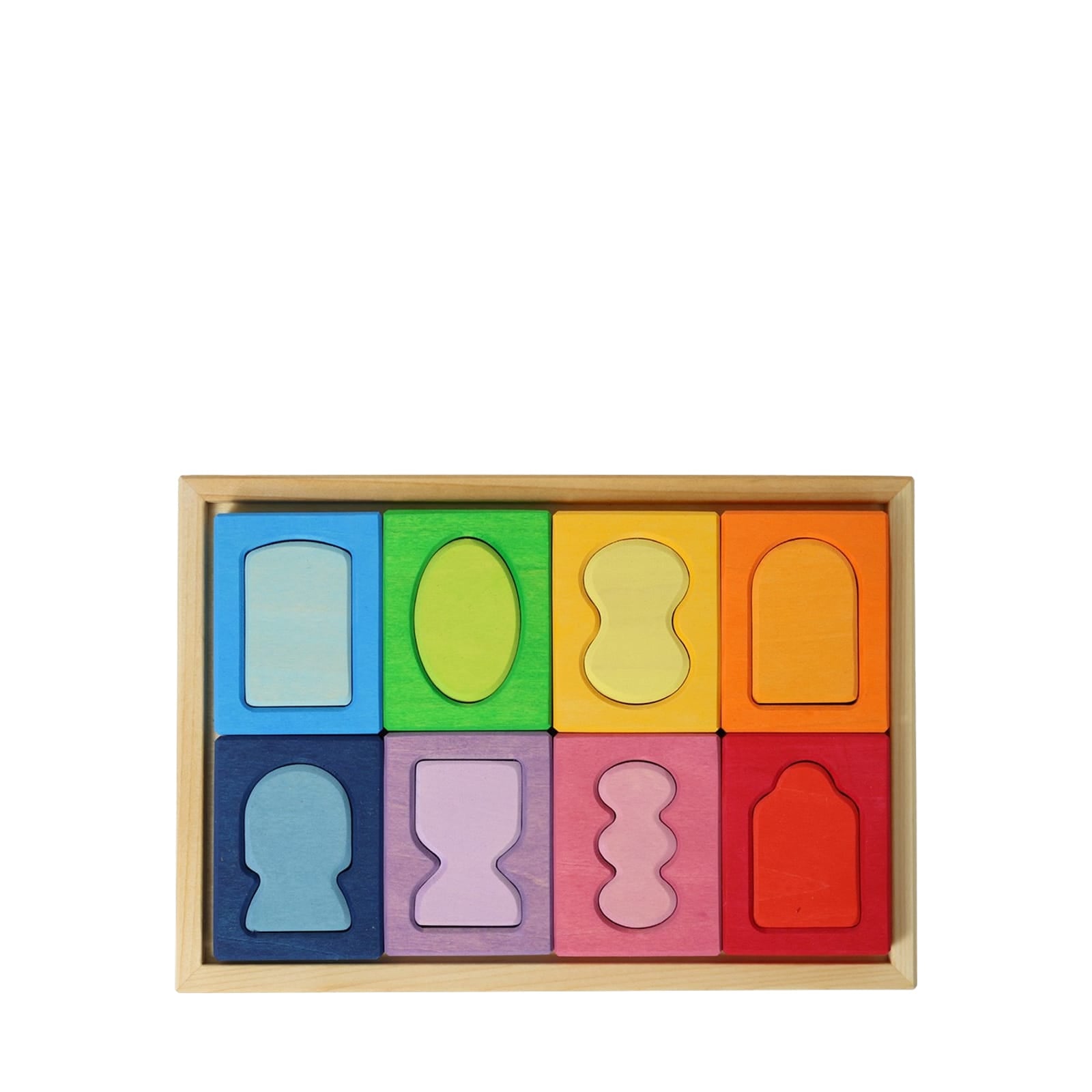 Coloured Building Block Set - Windows
