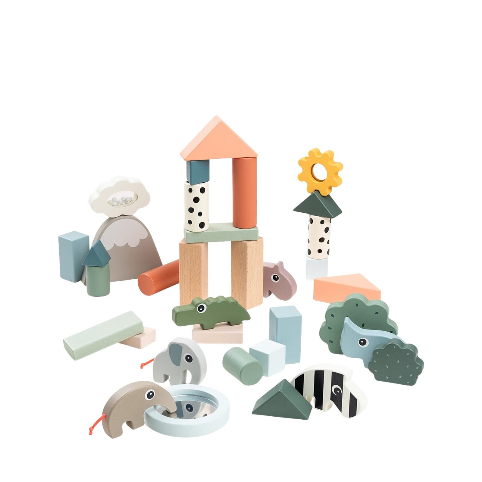 34 Building Blocks - Deer Friends