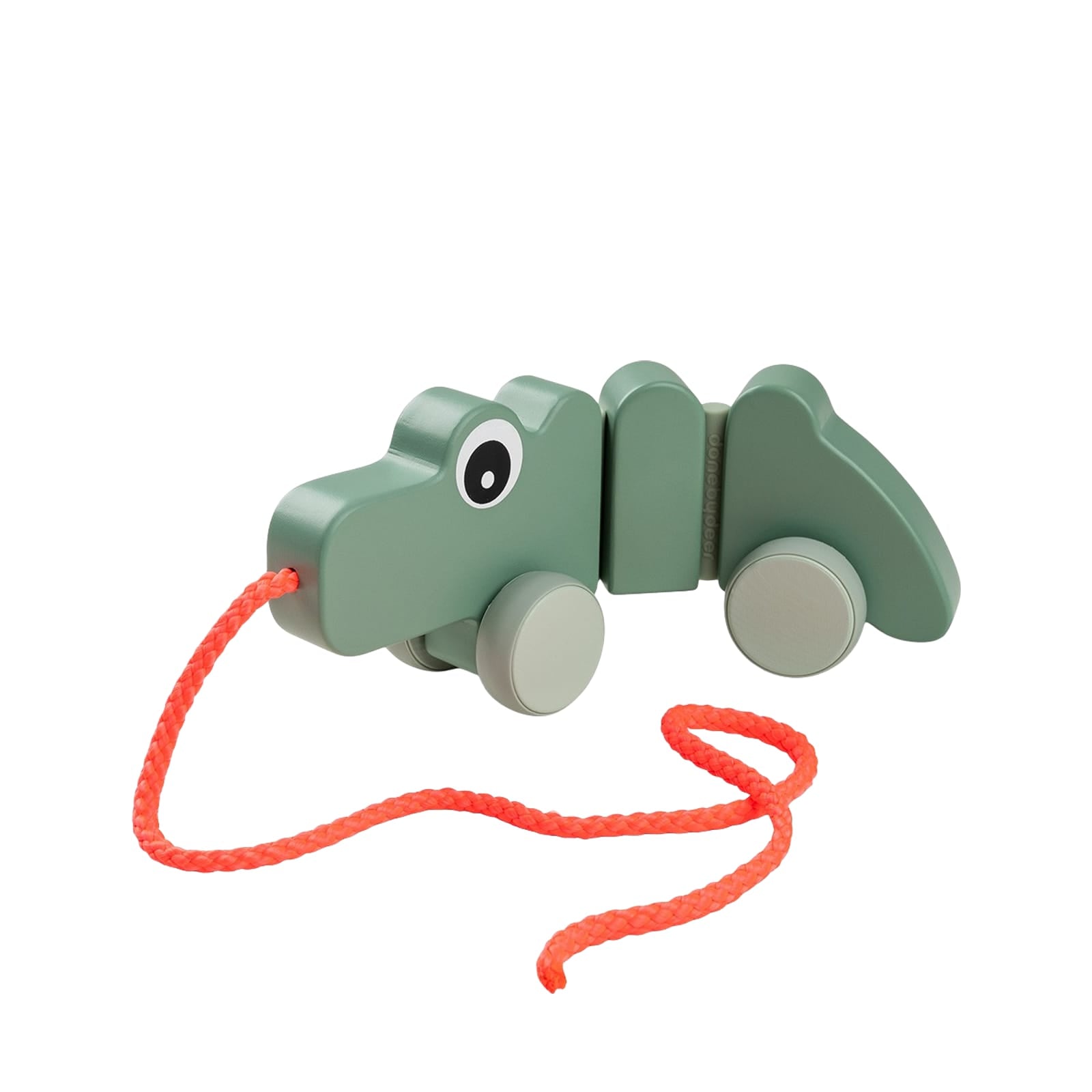 Pull Along Wiggle Toy - Croco Green